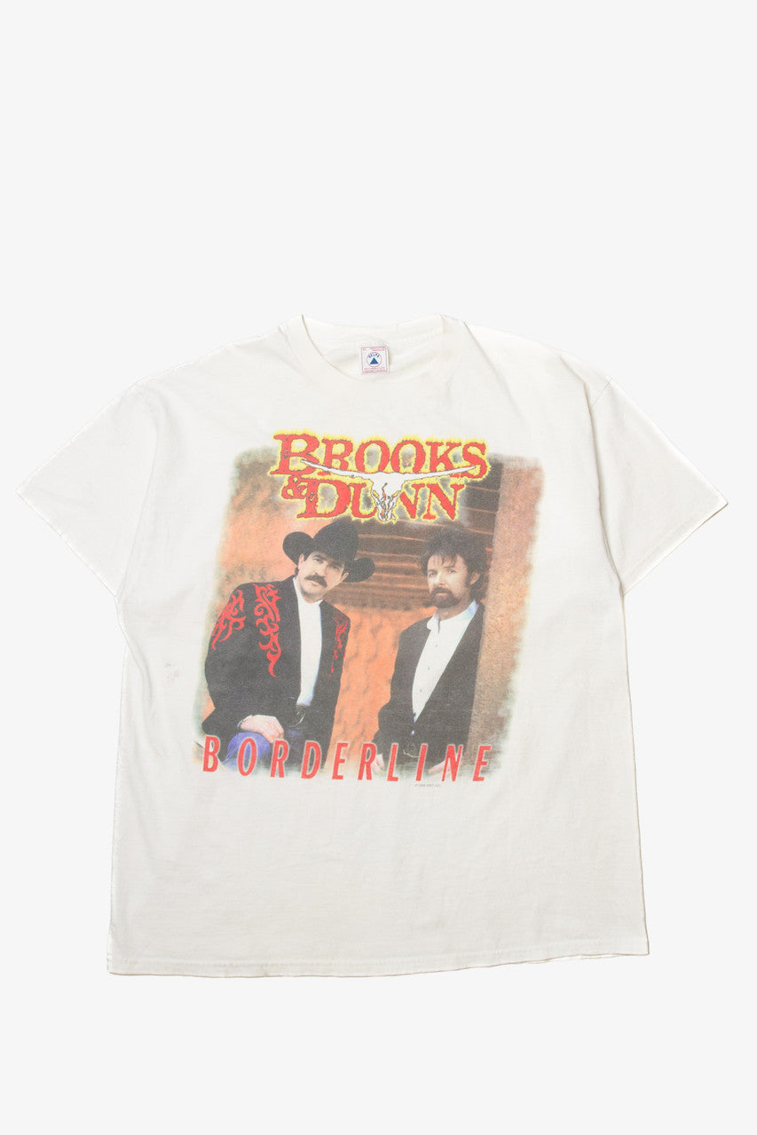 Vintage "Brooks & Dunn Borderline" Delta T-Shirt (1990s)