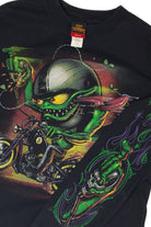 Recycled "Dave's Custom Cycle LLC" Hot Leathers T-Shirt (2010s)