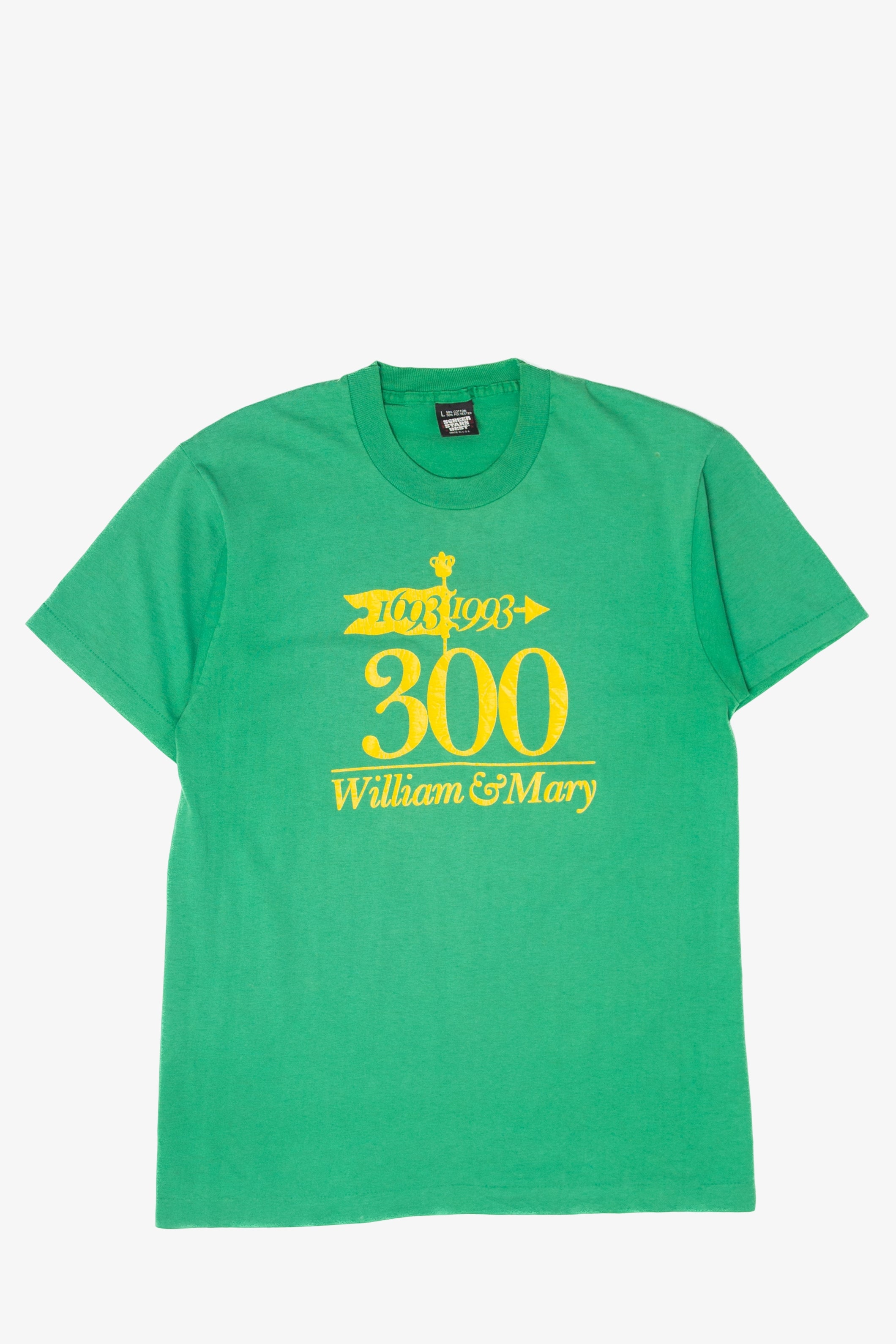 Vintage "College Of William And Mary Class Of 1996" T-Shirt (1990s)