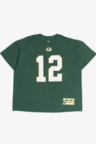 Green Bay Packers Aaron Rodgers 12 Majestic T-Shirt