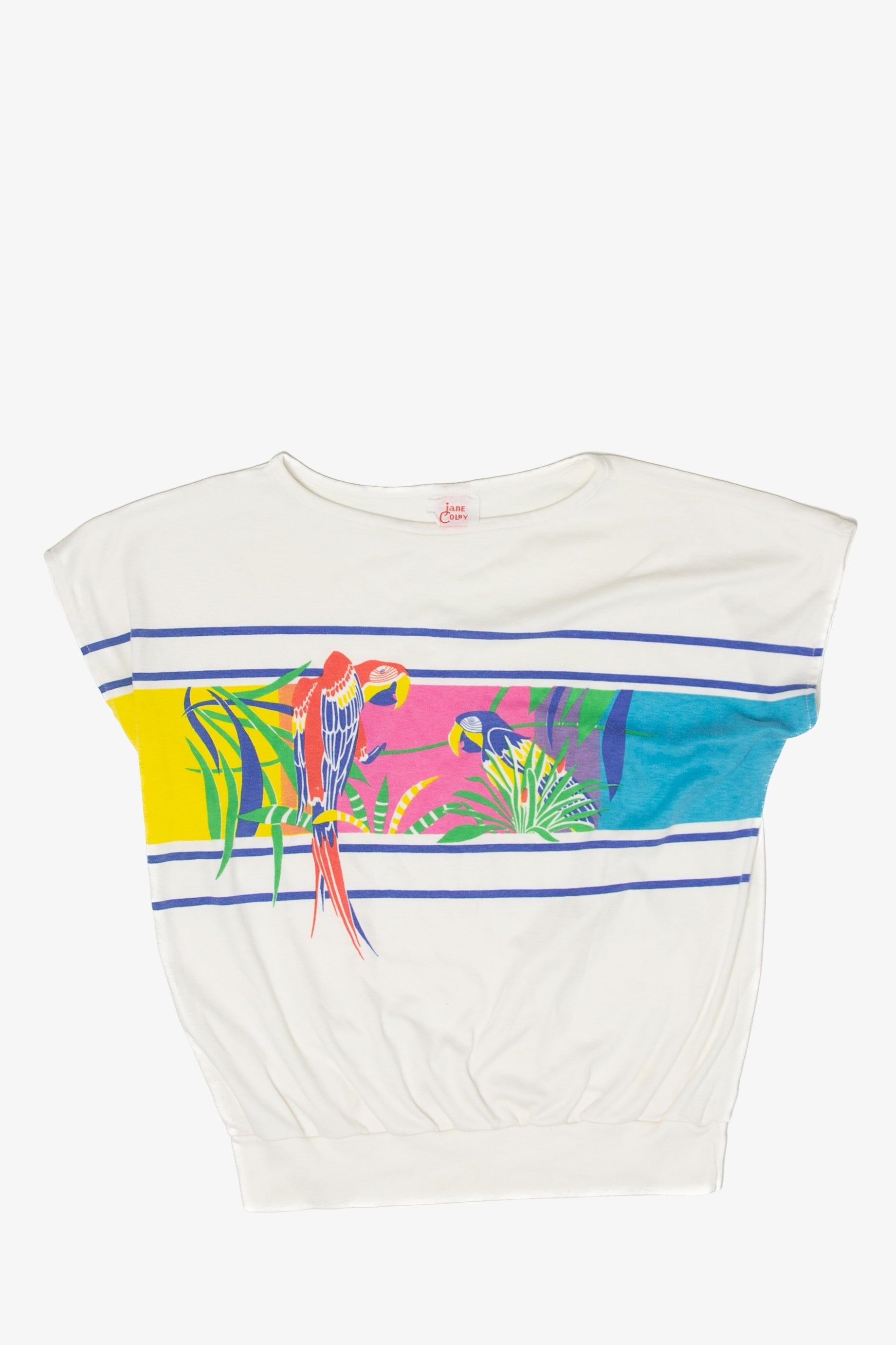 Vintage  Jane Colby Parrots T-Shirt