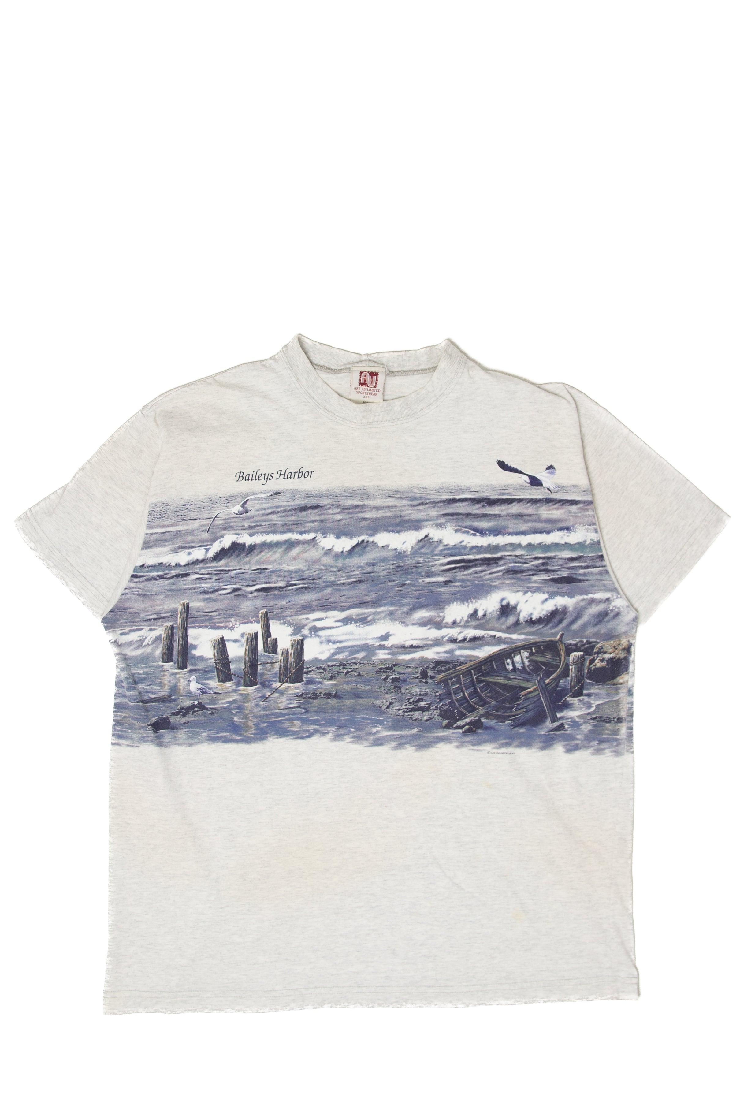 Vintage  "Baileys Harbor" Art Unlimited T-Shirt