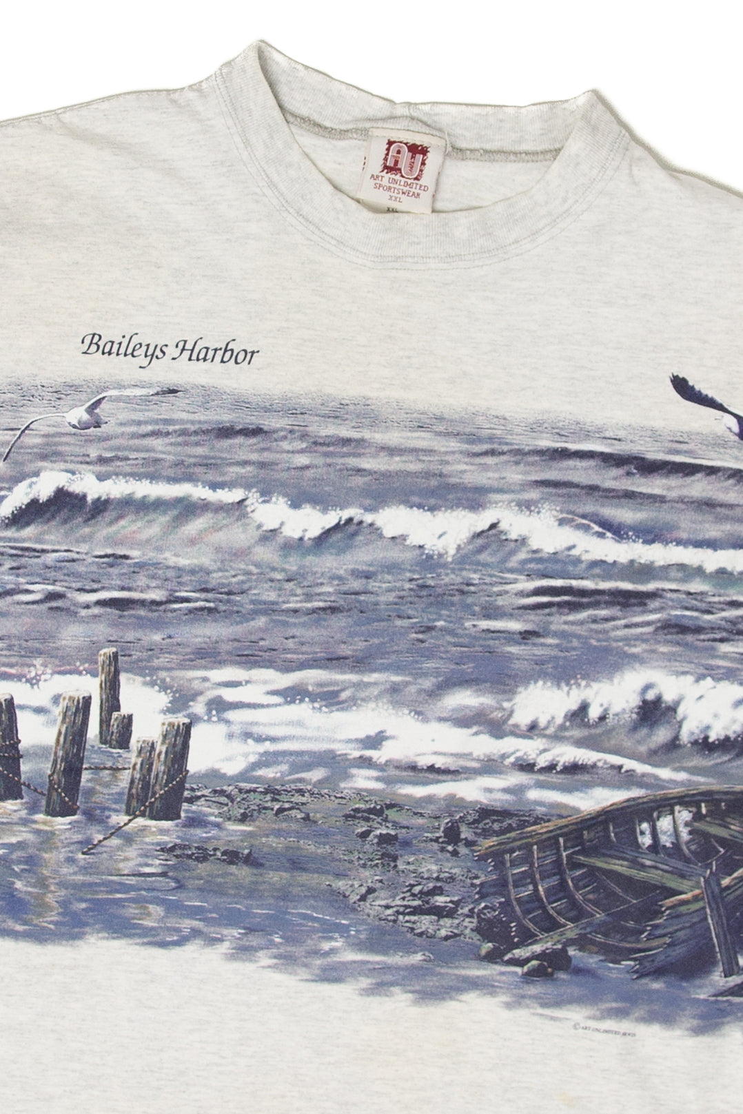 Vintage  "Baileys Harbor" Art Unlimited T-Shirt