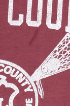 Vintage Nassau County Lacrosse Single Stitch Russell Athletic T-Shirt (1980s)