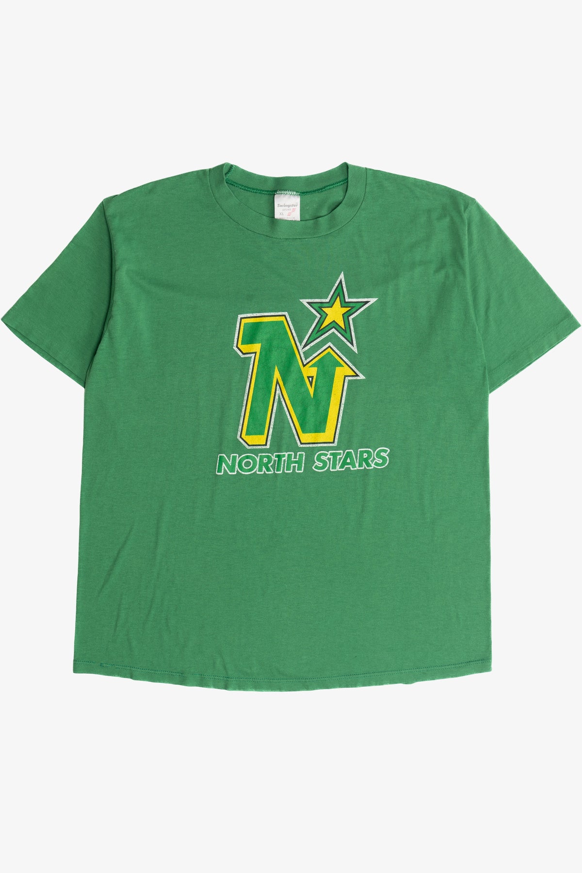 Vintage NHL Minnesota North Stars Paper Thin T-Shirt (1980s 