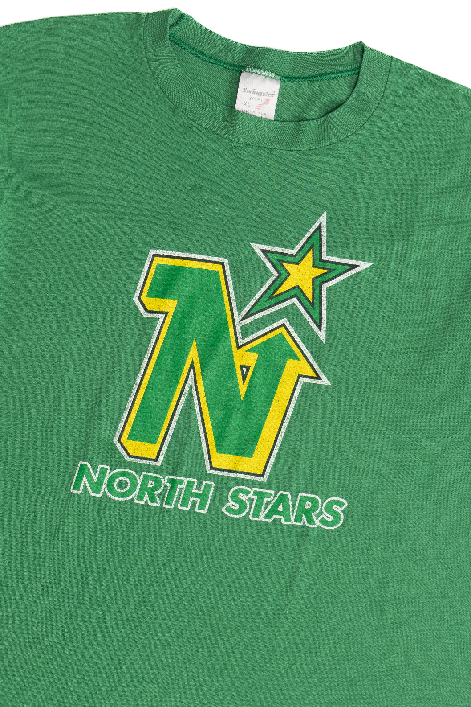 Vintage NHL Minnesota North Stars Paper Thin T-Shirt (1980s)