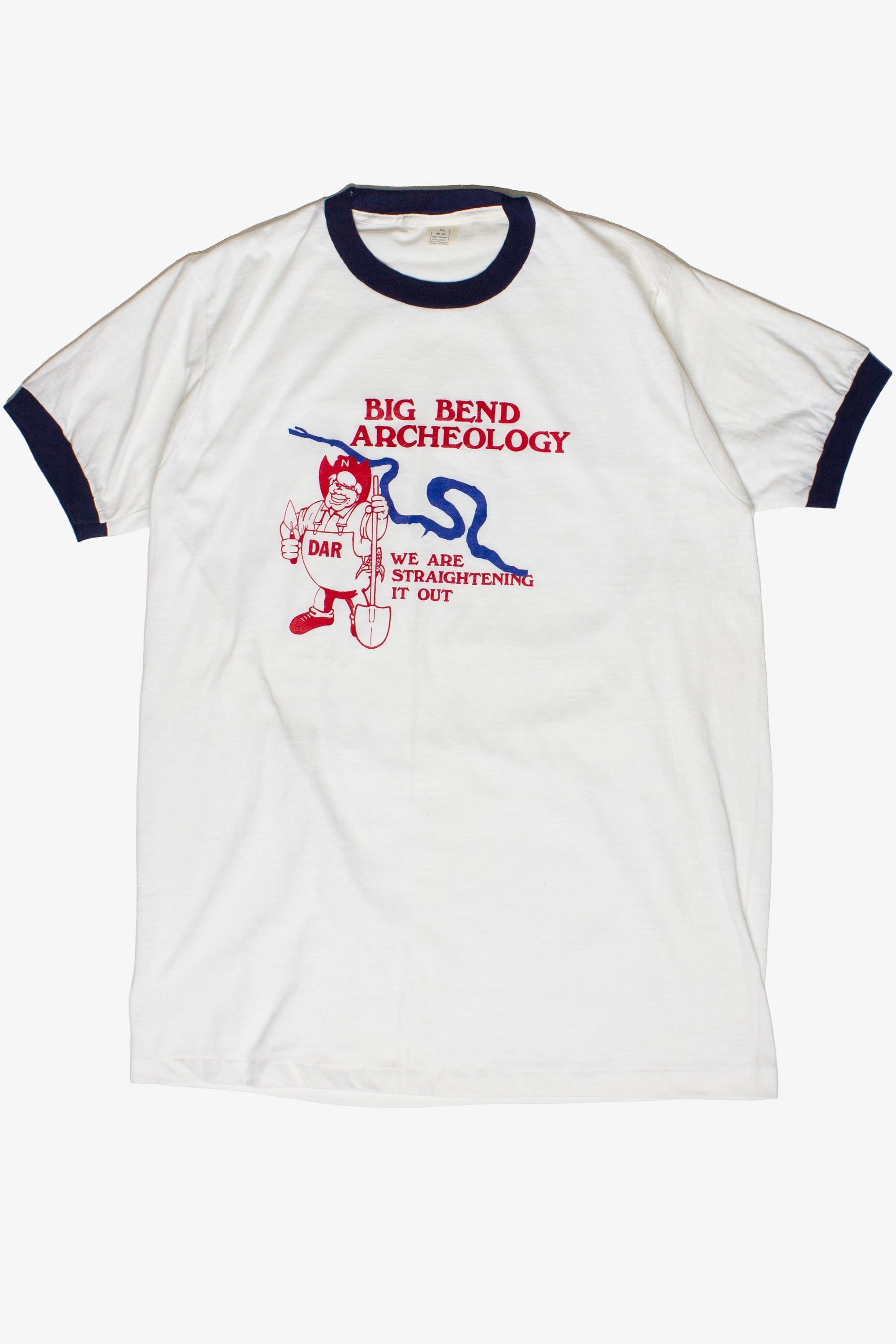 Vintage Big Bend Archeology Ringer T-Shirt (1980s)