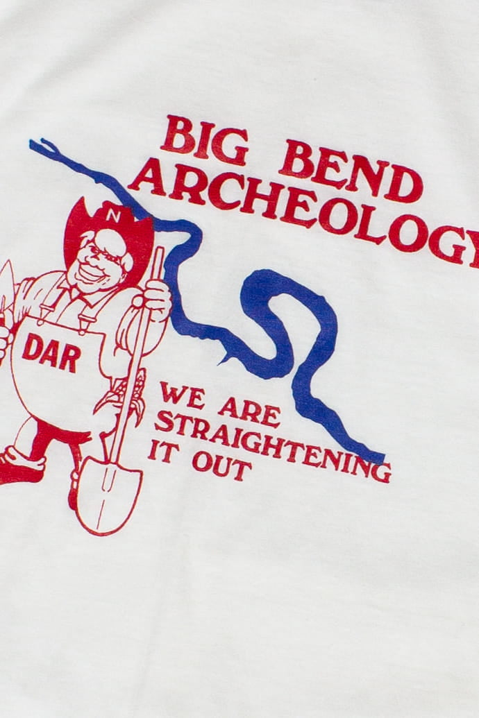Vintage Big Bend Archeology Ringer T-Shirt (1980s)