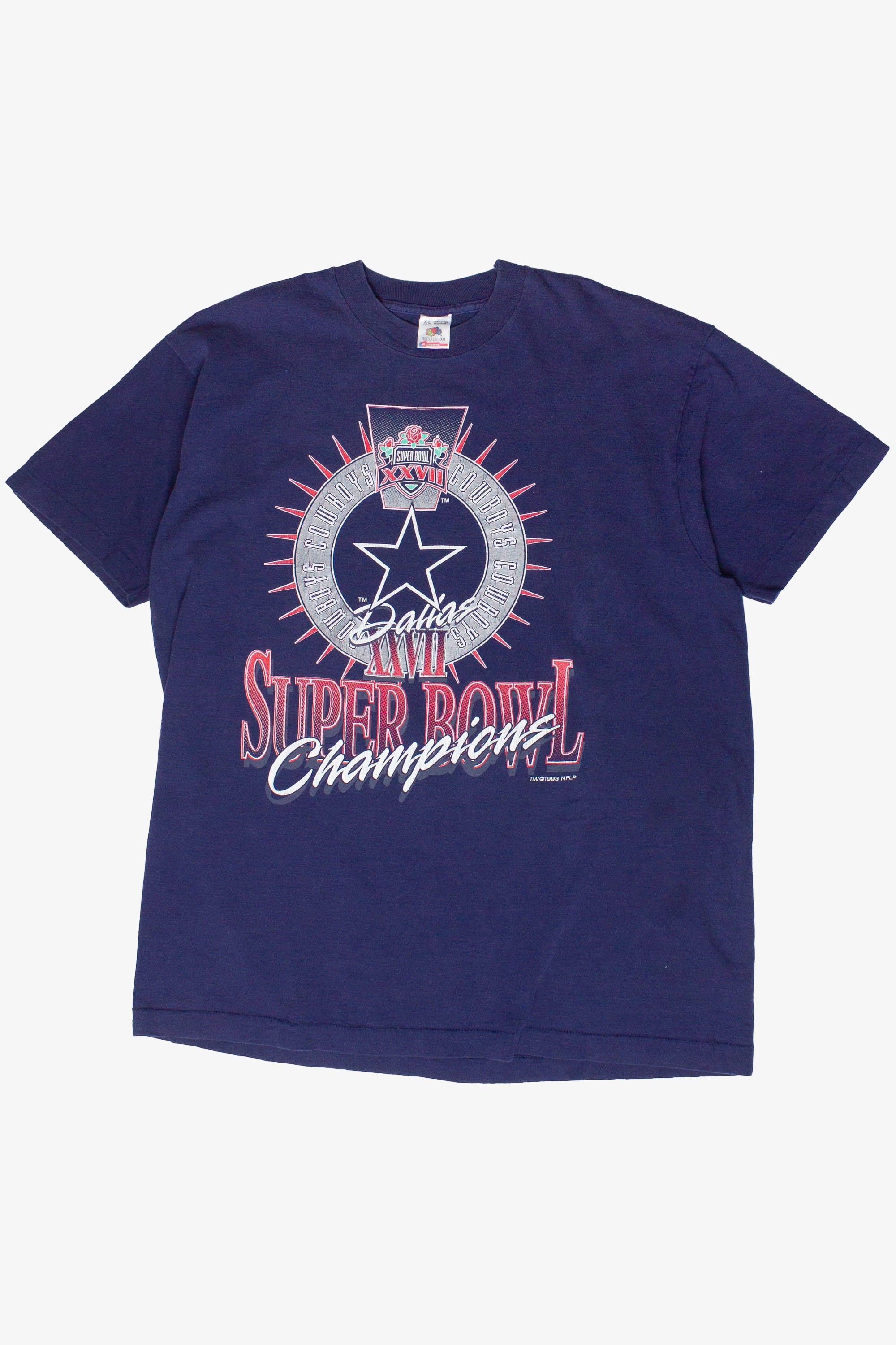 Vintage Super Bowl XXVII Dallas Cowboys Champions T-Shirt (1993)