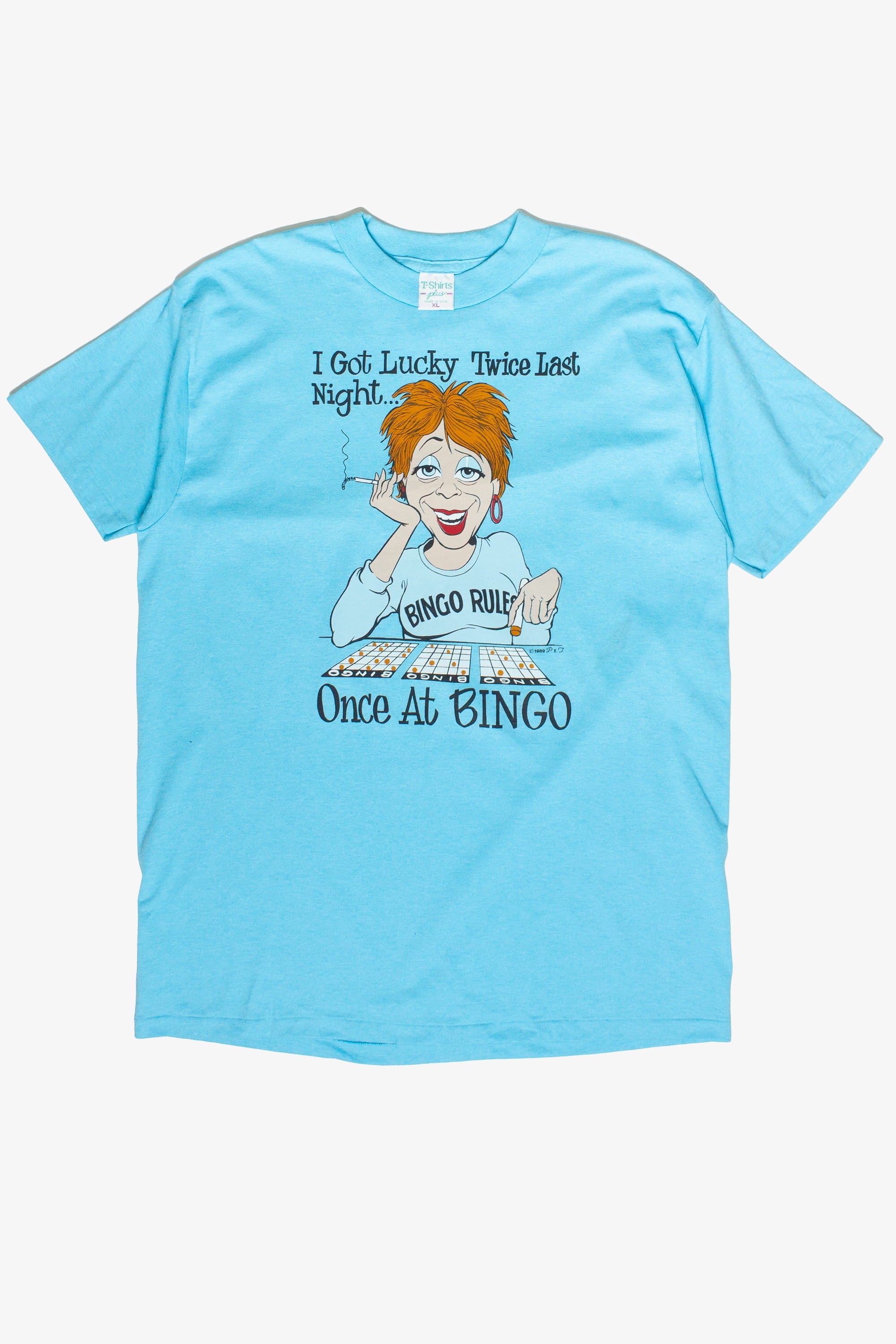 Vintage "Bingo Rules" Graphic T-Shirt (1990s)