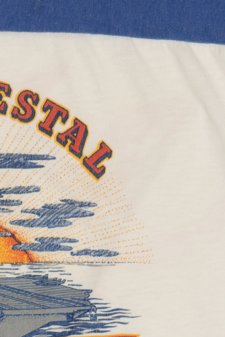 Vintage USS Forrestal CV-59 Military Bantam T-Shirt (1980s)