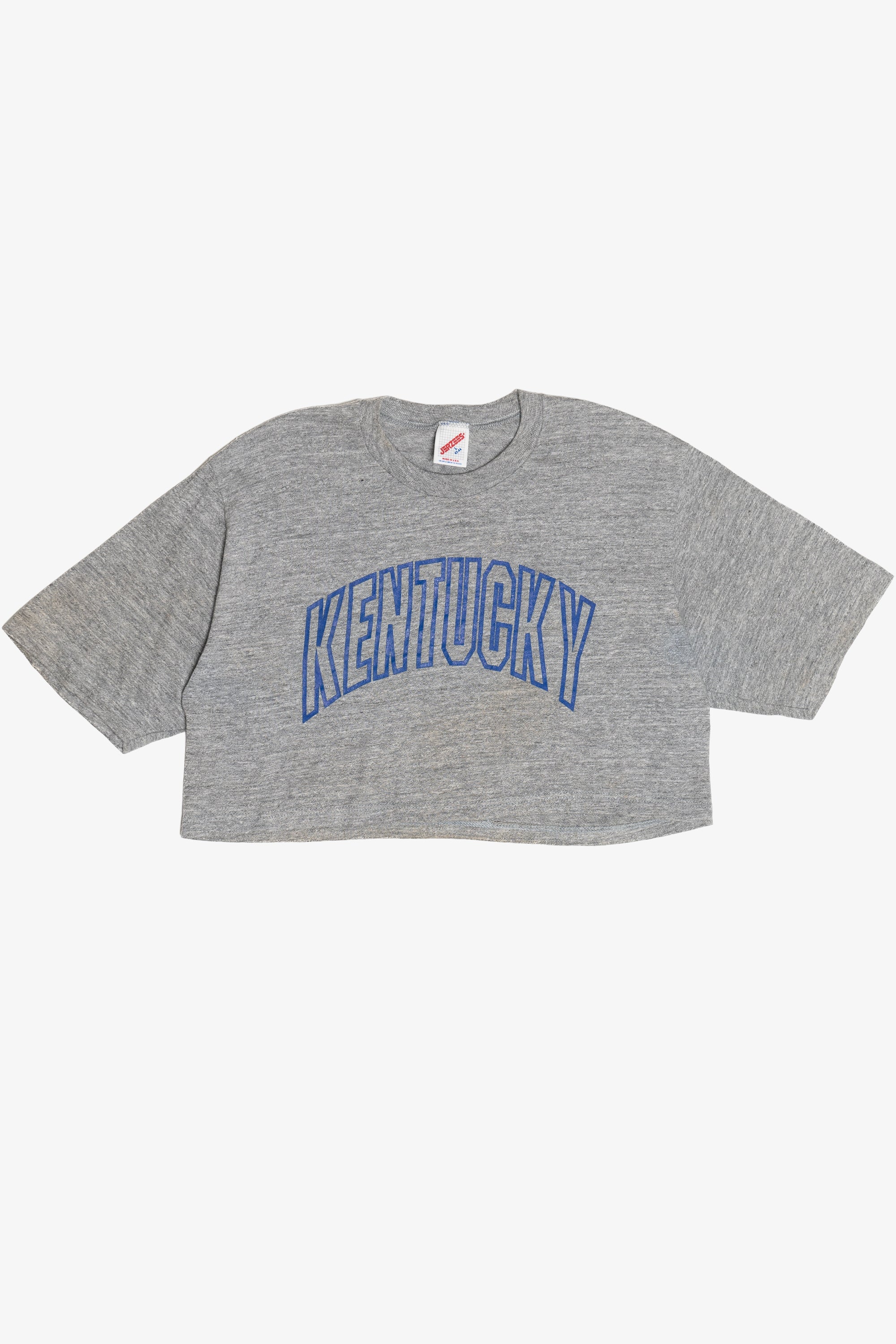 Vintage Kentucky Crop Top Jerzees T-Shirt (1980s)