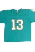 Vintage Miami Dolphins Dan Marino 13 Logo 7 T-Shirt Jersey (1980s)