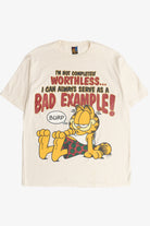 Vintage Garfield "Bad Example" Humor T-Shirt (1990s)