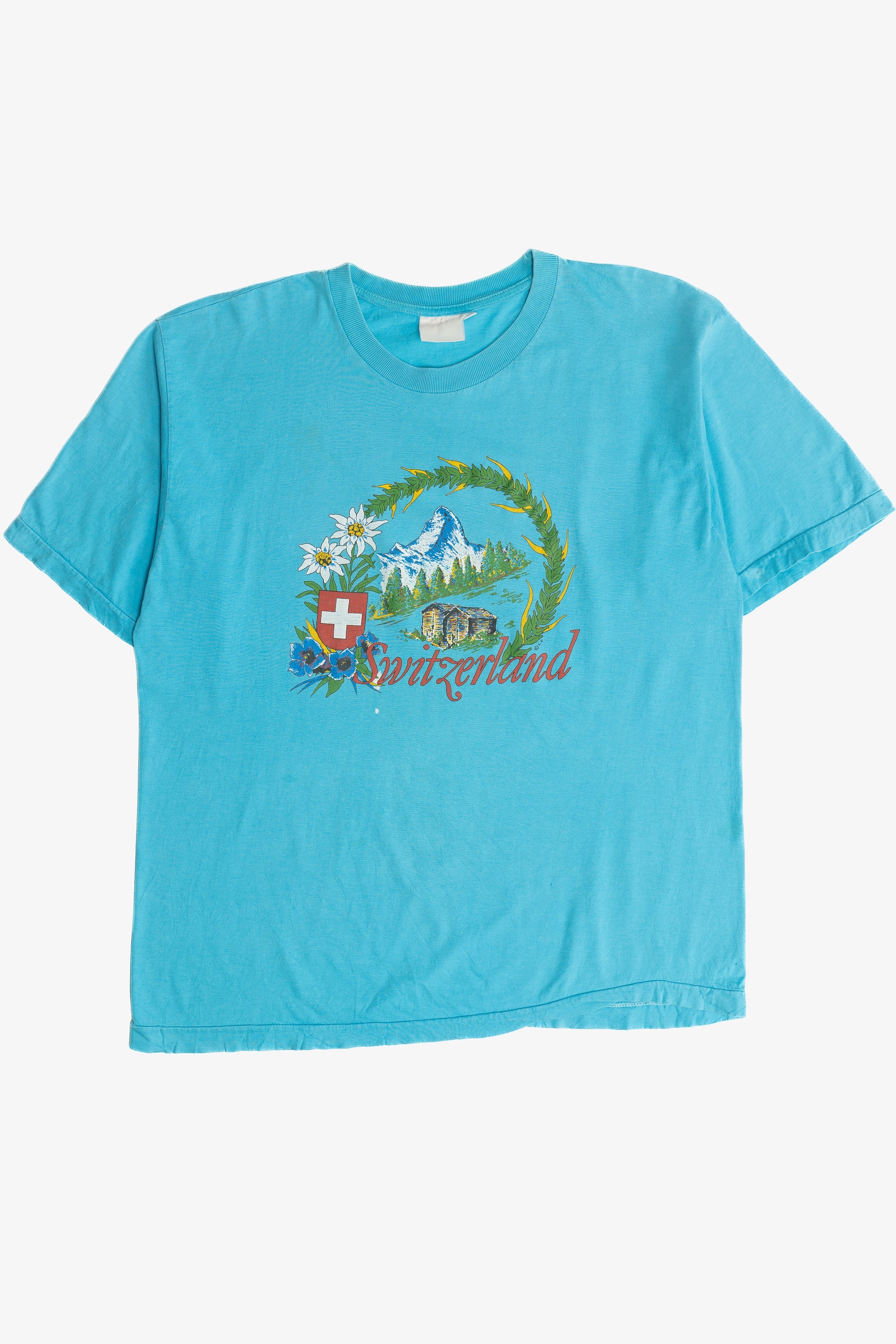 Vintage Switzerland Single Stitch T-Shirt (1990s)