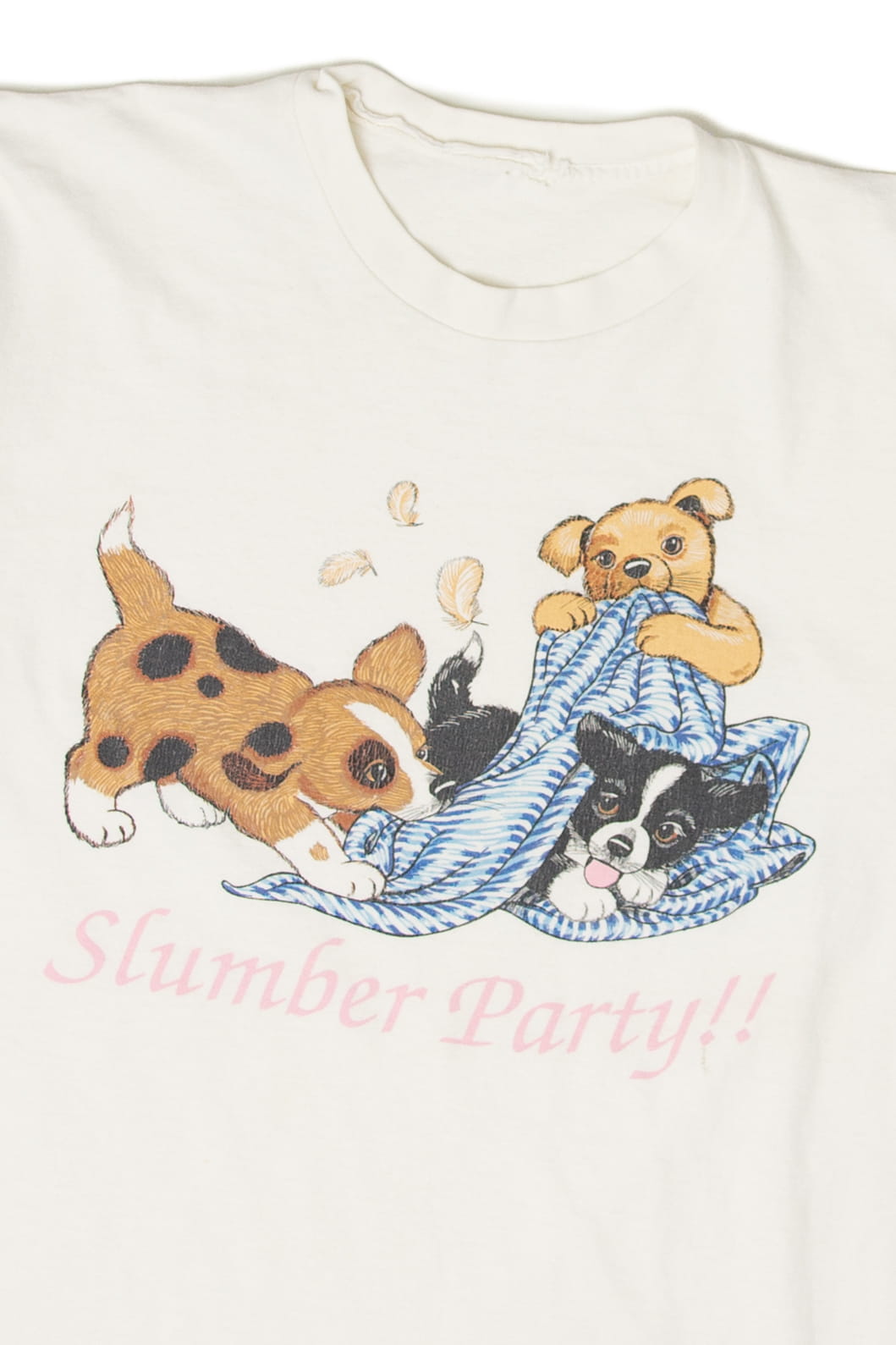 Vintage "Slumber Party" Puppies T-Shirt (1990s)