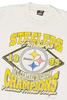 Vintage Pittsburg Steelers 1995 AFC Central Divisions Champions T-Shirt (1990s)