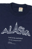 Vintage Alaska Land Of The Individual T-Shirt