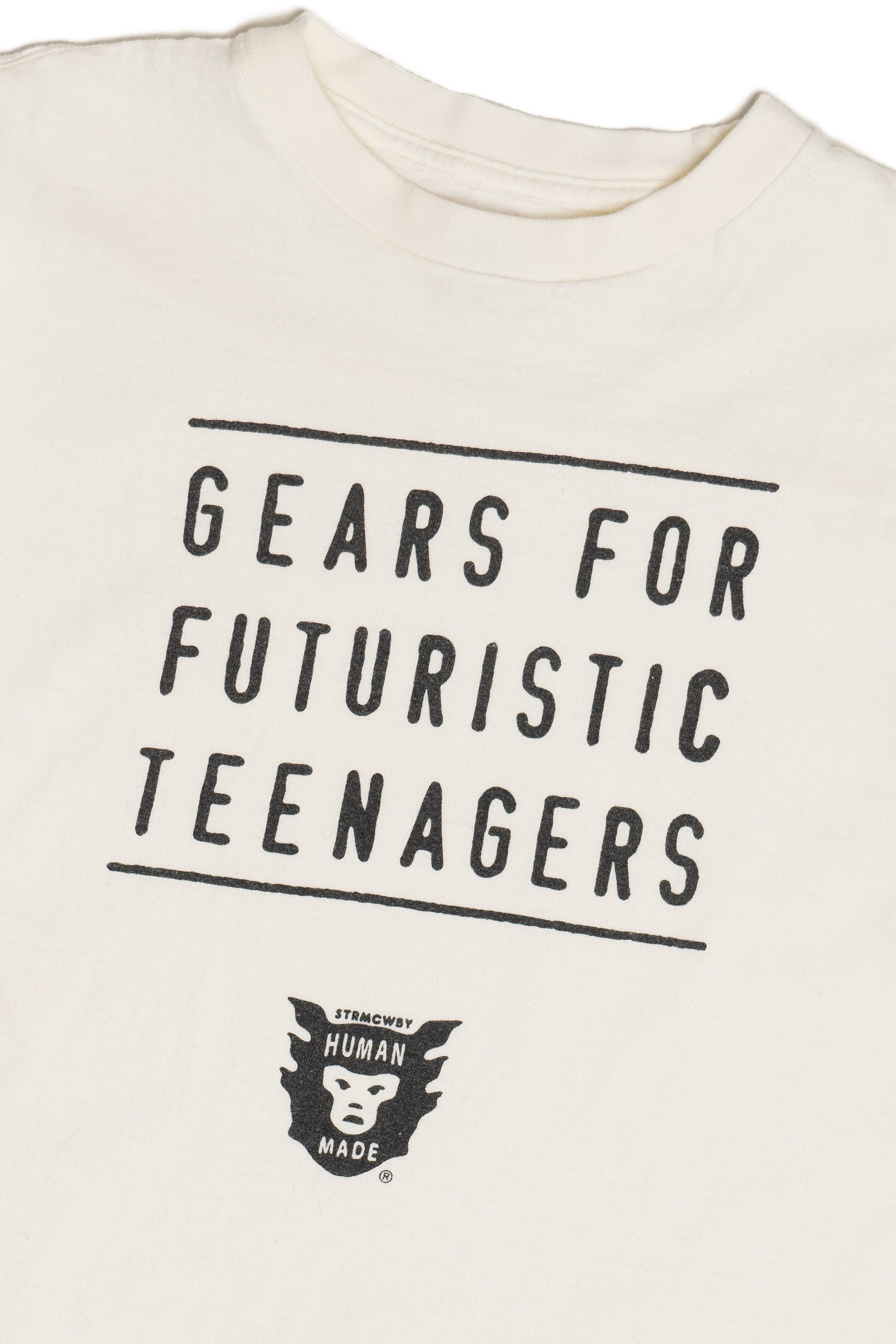 Vintage Distressed "Gears For Futuristic Teenagers" Human Made Japan T-Shirt