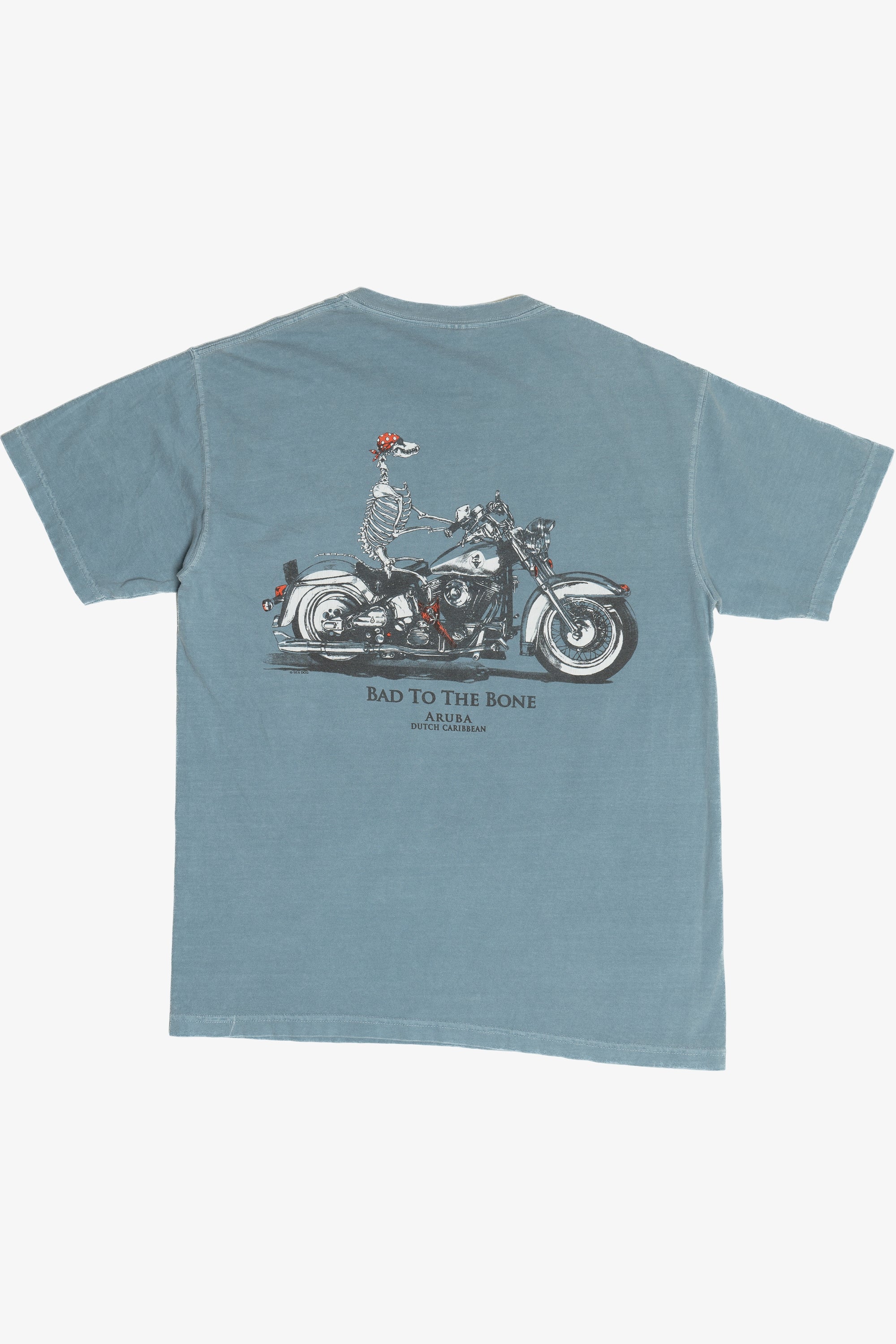 Vintage Sea Dog "Bad To The Bone" Motorcycle T-Shirt (2000s)
