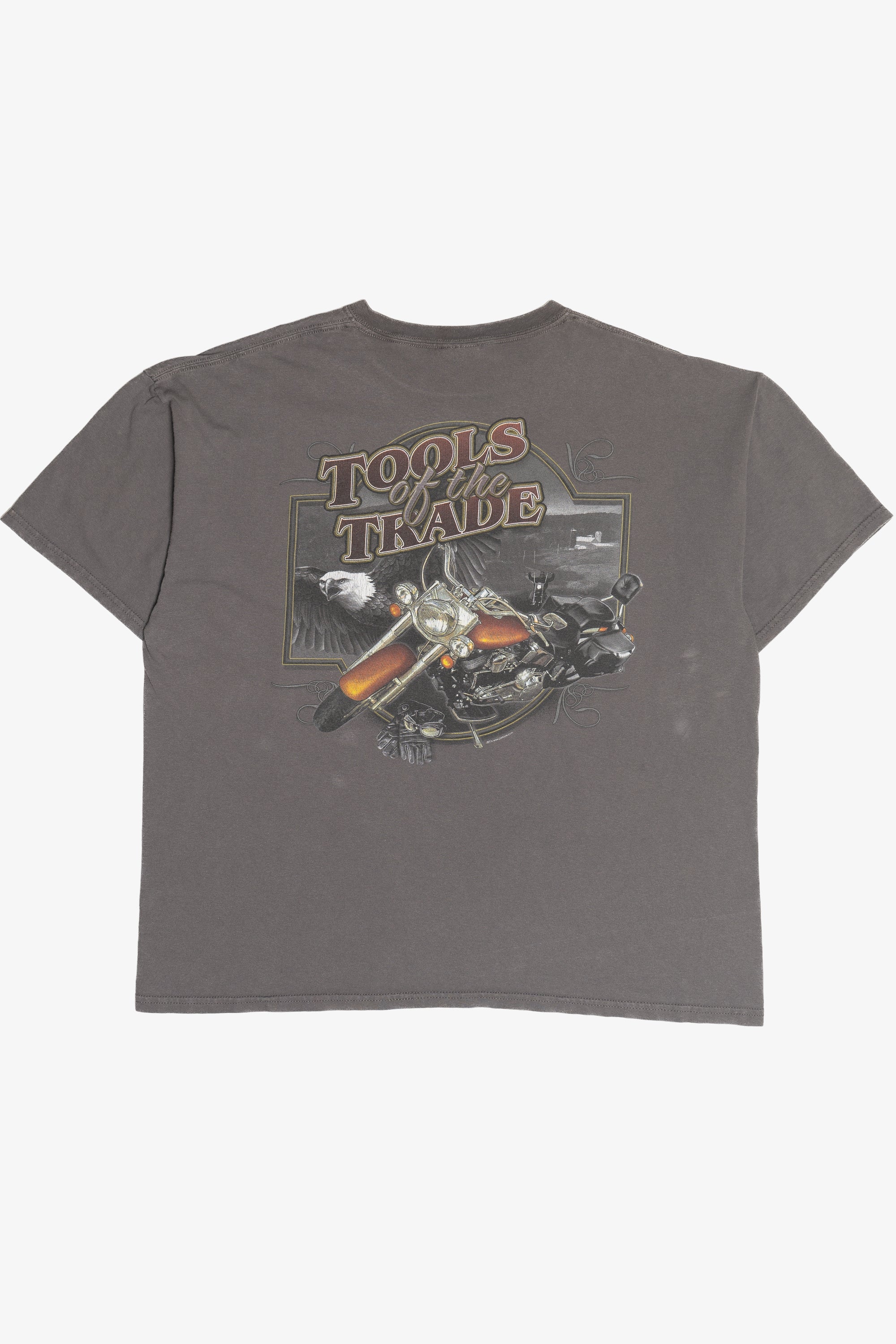 Distressed Motorcycle "Tools Of The Trade" T-Shirt
