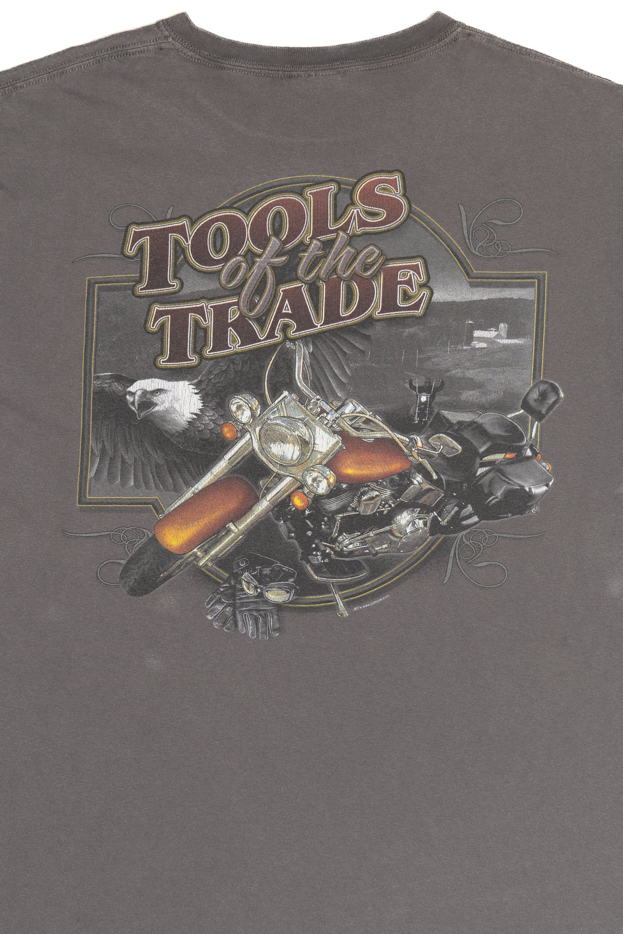 Distressed Motorcycle "Tools Of The Trade" T-Shirt