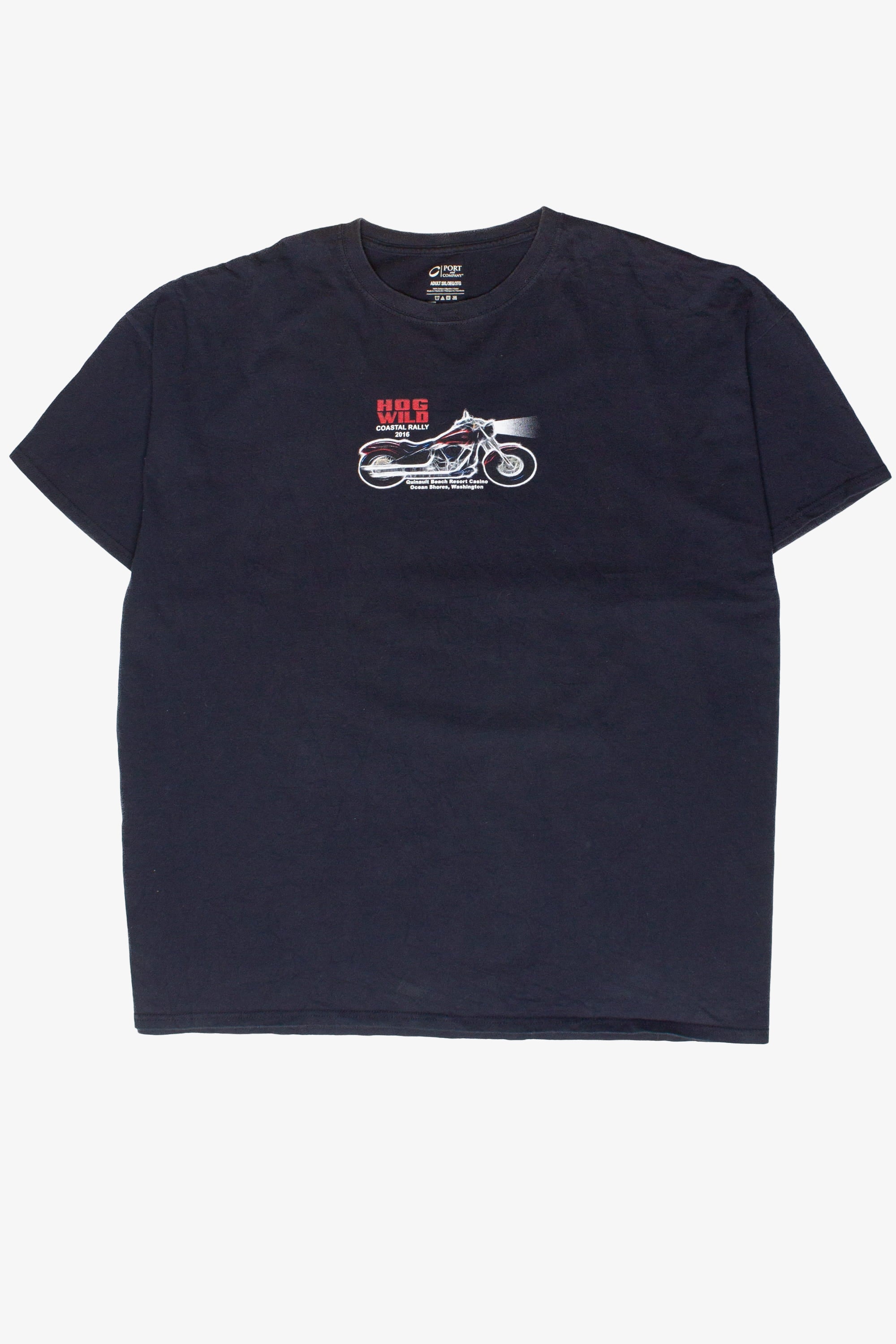 Hog Wild Motorcycle Coastal Rally 2016 T-Shirt
