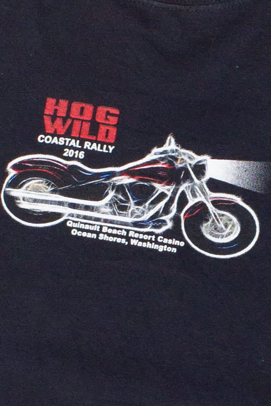 Hog Wild Motorcycle Coastal Rally 2016 T-Shirt