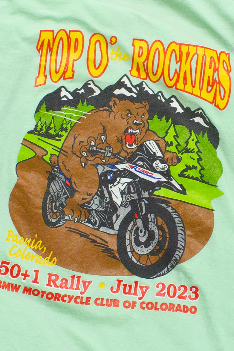 Top O' The Rockies Motorcycle Rally T-Shirt