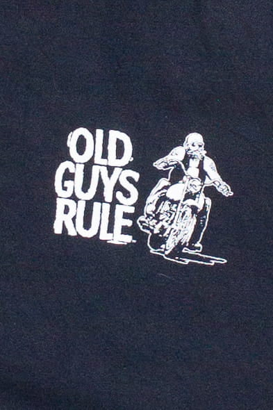 Old Guys Rule Motorcycle Graphic T-Shirt