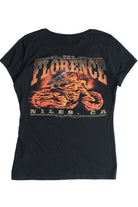 The Florence Bar Niles, CA Motorcycle Flames T-Shirt