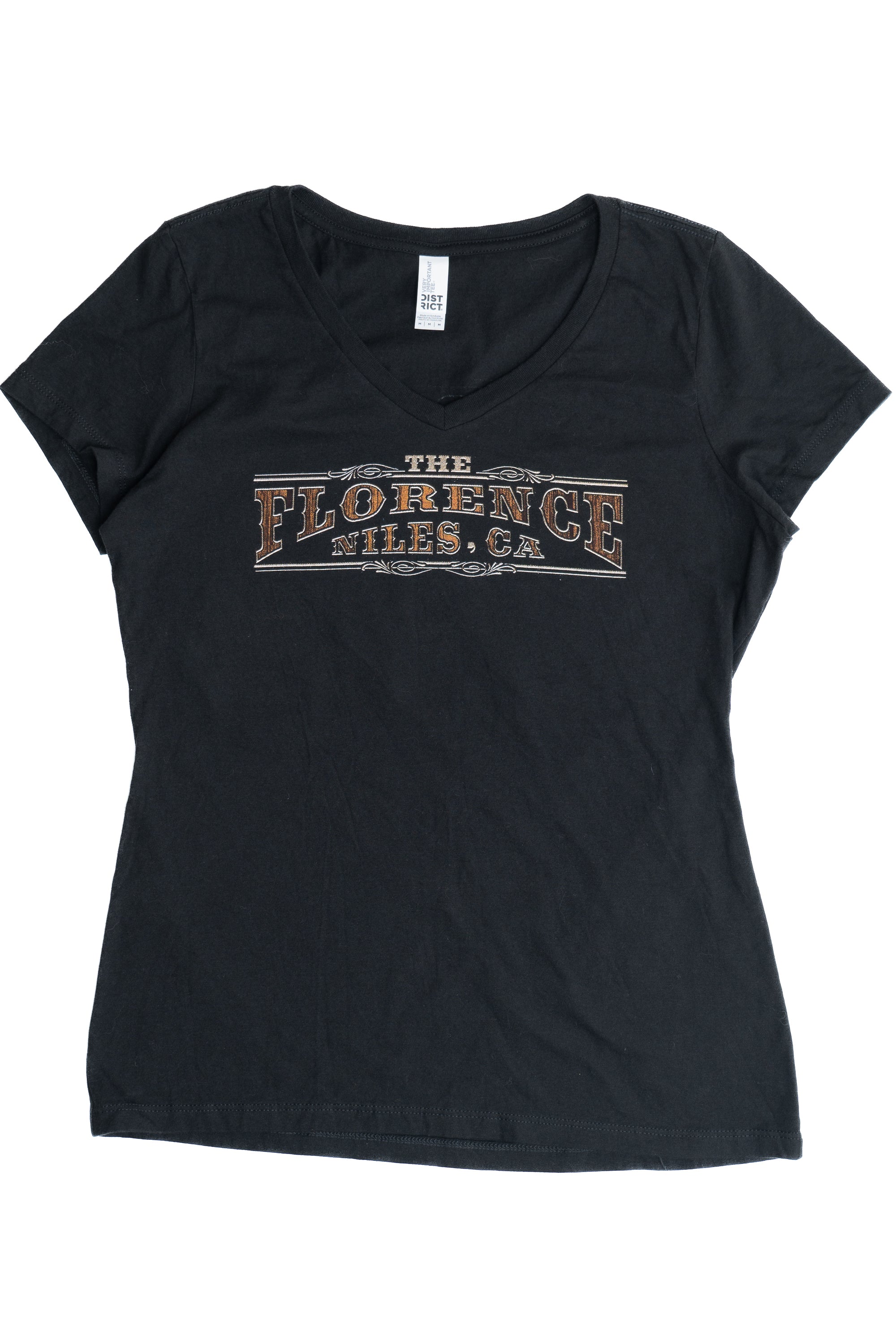 The Florence Bar Niles, CA Motorcycle Flames T-Shirt