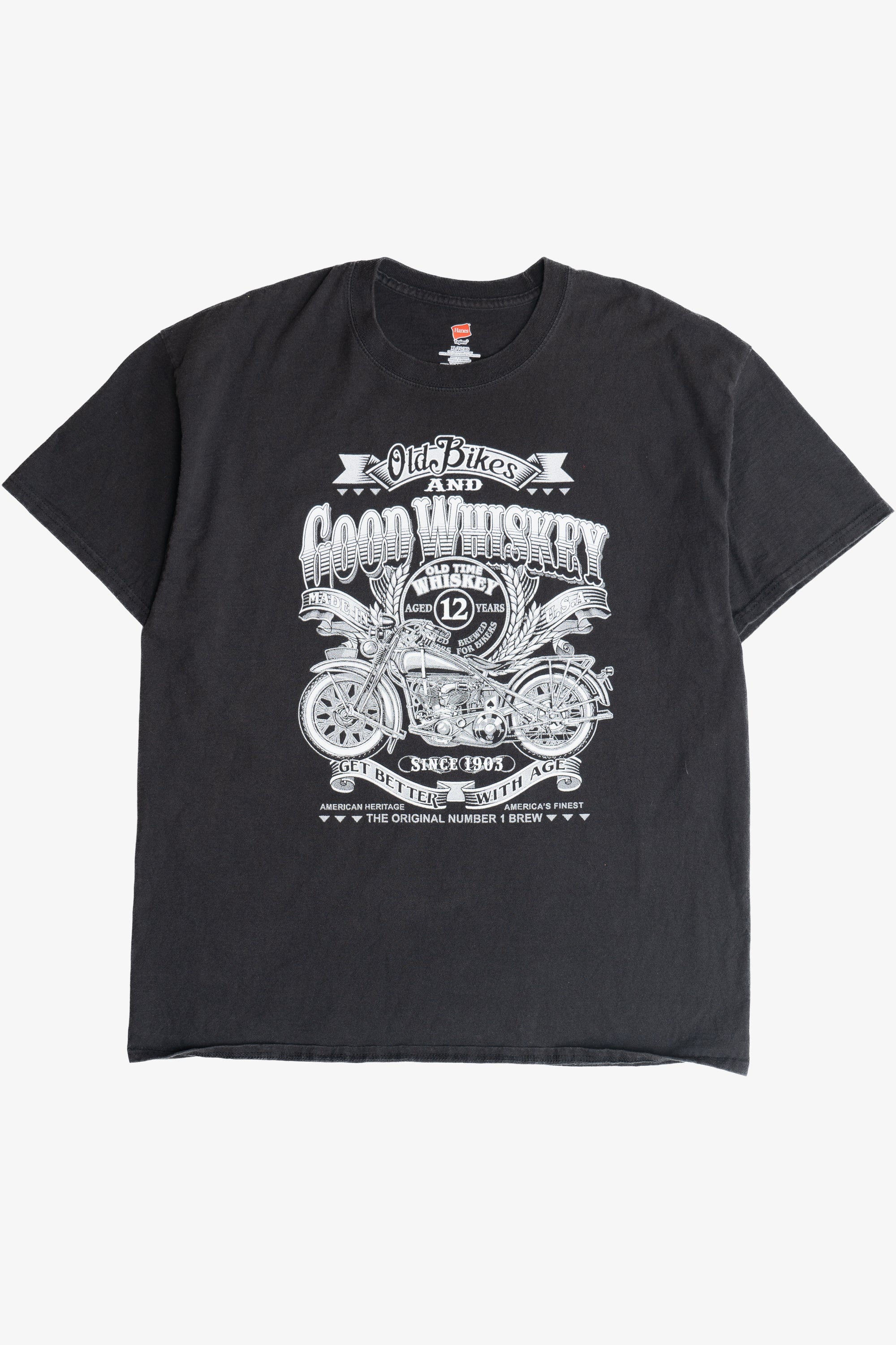 Old Time Whiskey Motorcycle T-Shirt