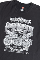 Old Time Whiskey Motorcycle T-Shirt
