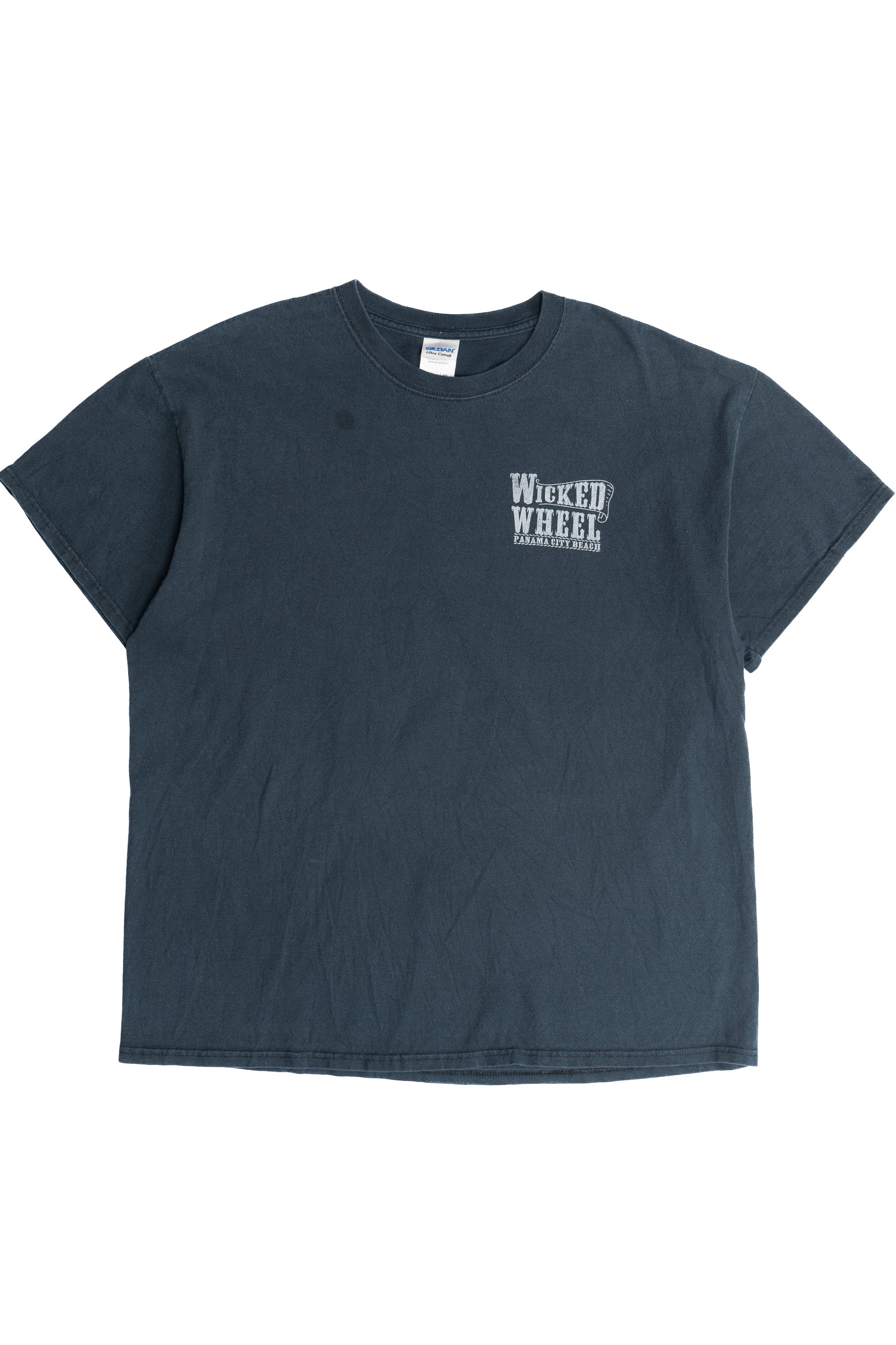 Vintage Wicked Wheel Panama City Beach Motorcycle T-Shirt