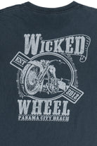 Vintage Wicked Wheel Panama City Beach Motorcycle T-Shirt