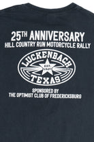 Hill Country Run Motorcycle Rally 25th Anniversary T-Shirt