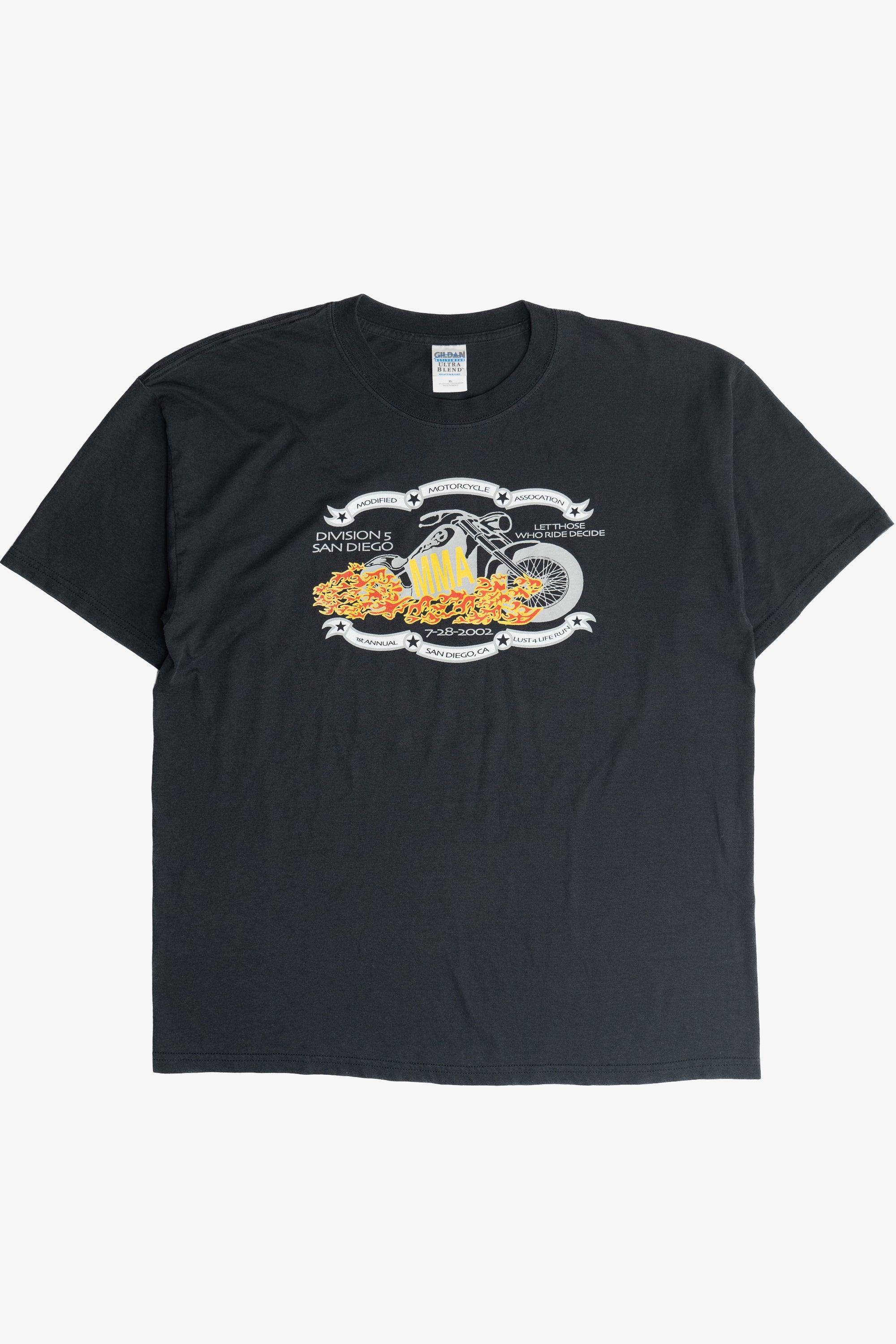 Vintage MMA Modified Motorcycle Association 1st Annual "Lust 4 Life" Run T-Shirt