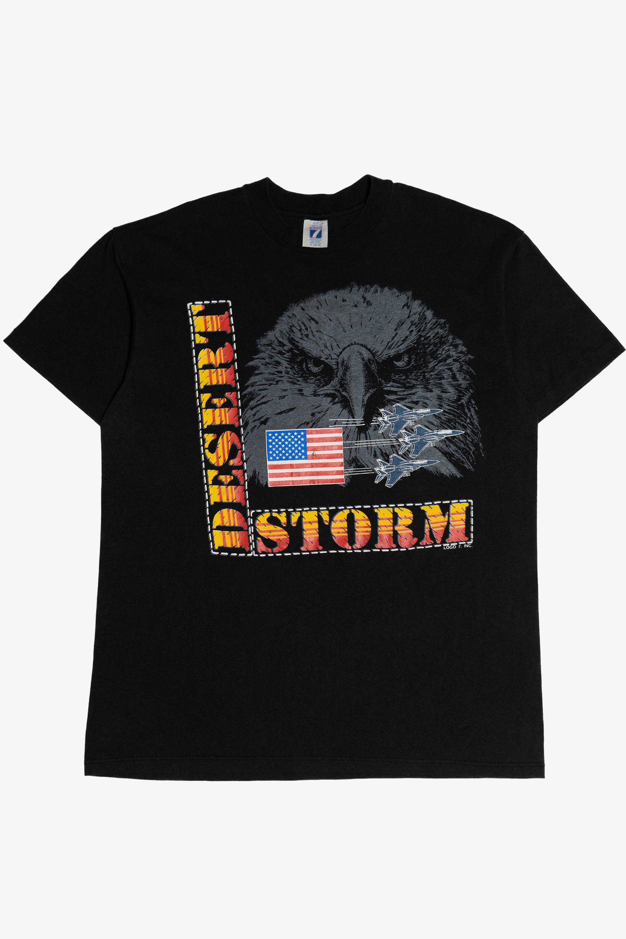 Vintage Desert Storm Logo 7 T-Shirt (1990s)