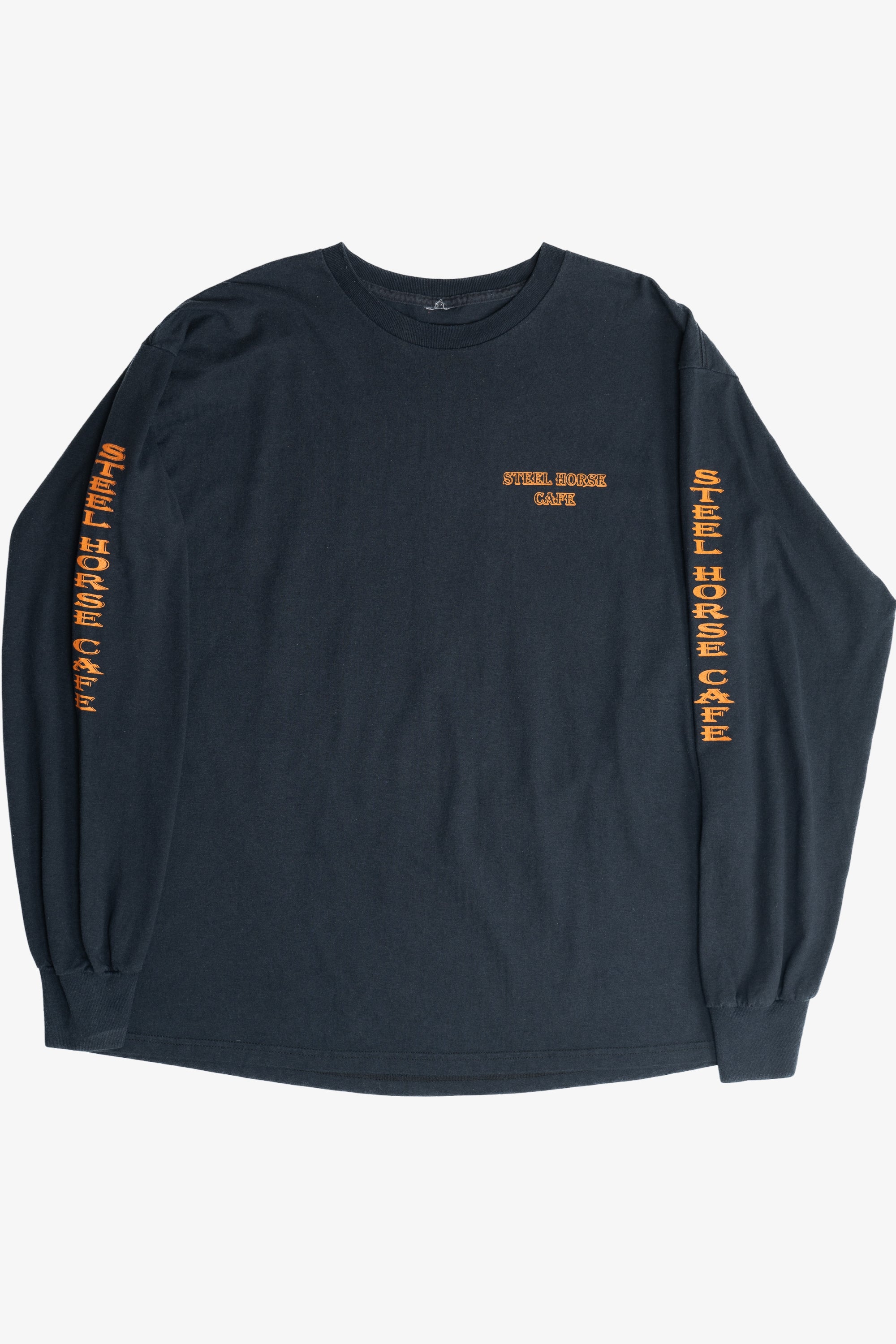 Steel Horse Cafe Motorcycle Long Sleeve T-Shirt