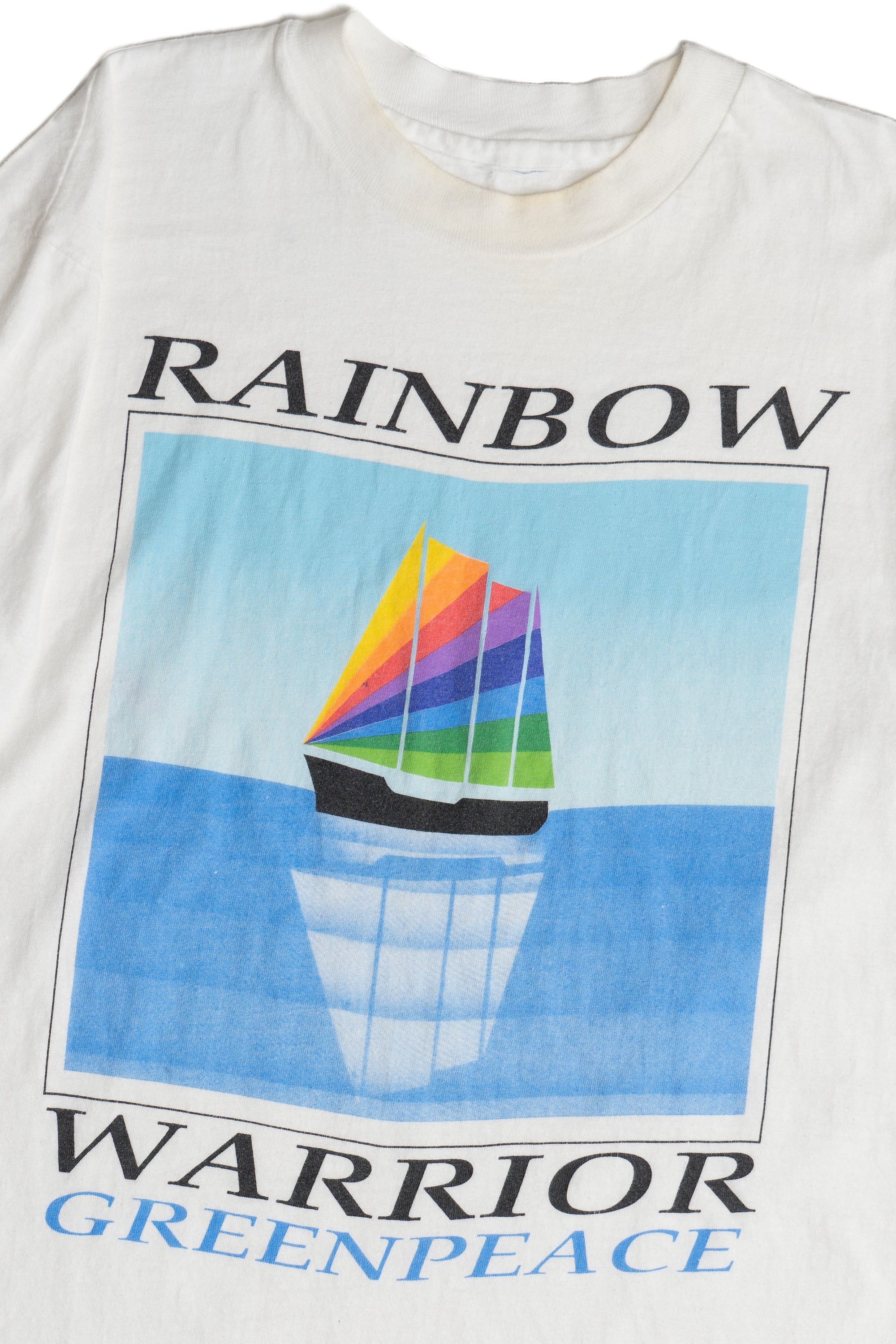 Vintage Greenpeace Rainbow Warrior T-Shirt (1990s)
