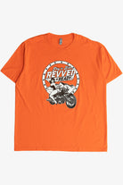 "Revved & Ready" Pin-Up Girl Motorcycle T-Shirt