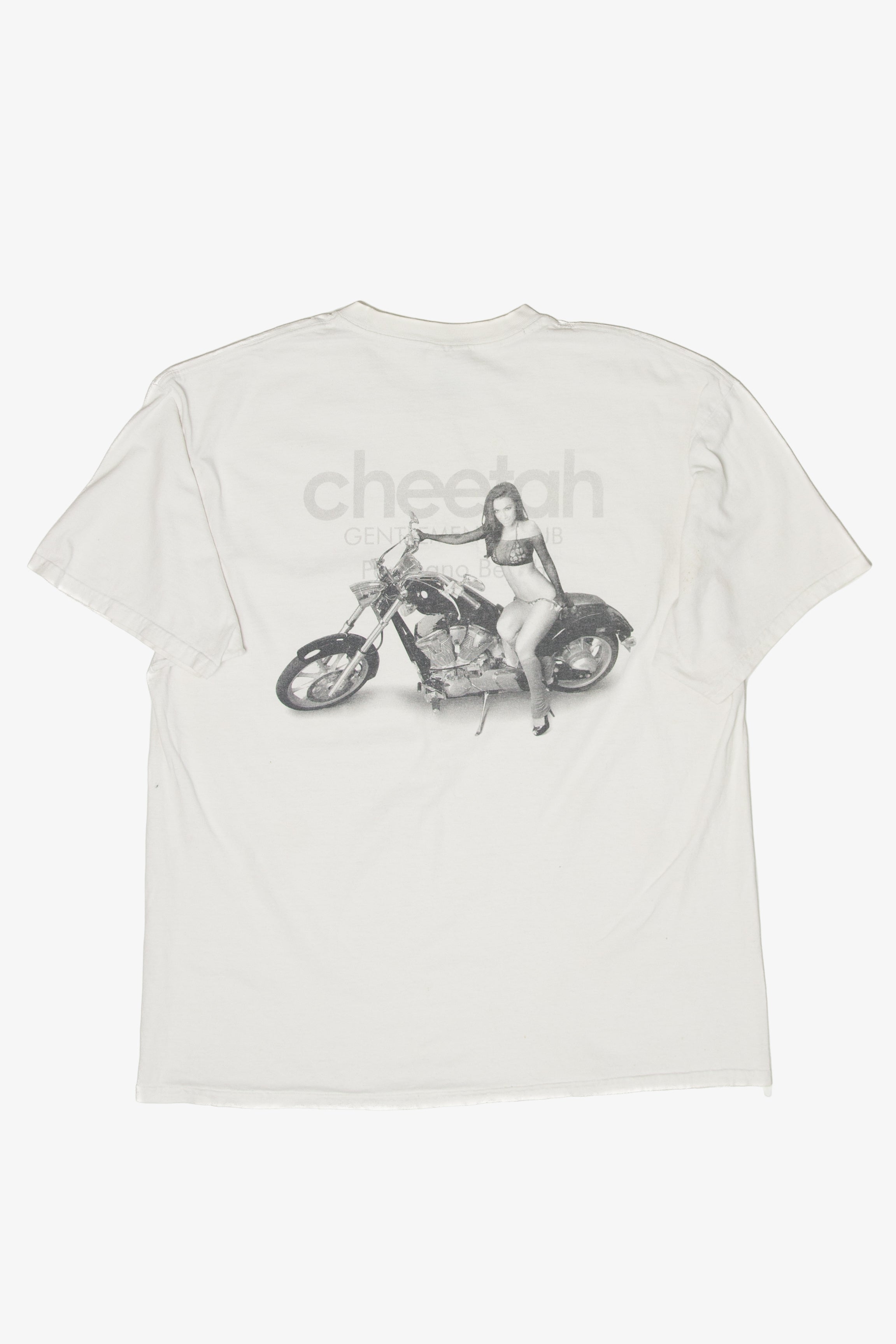 Recycled "Cheetah Gentlemen's Club" T-Shirt