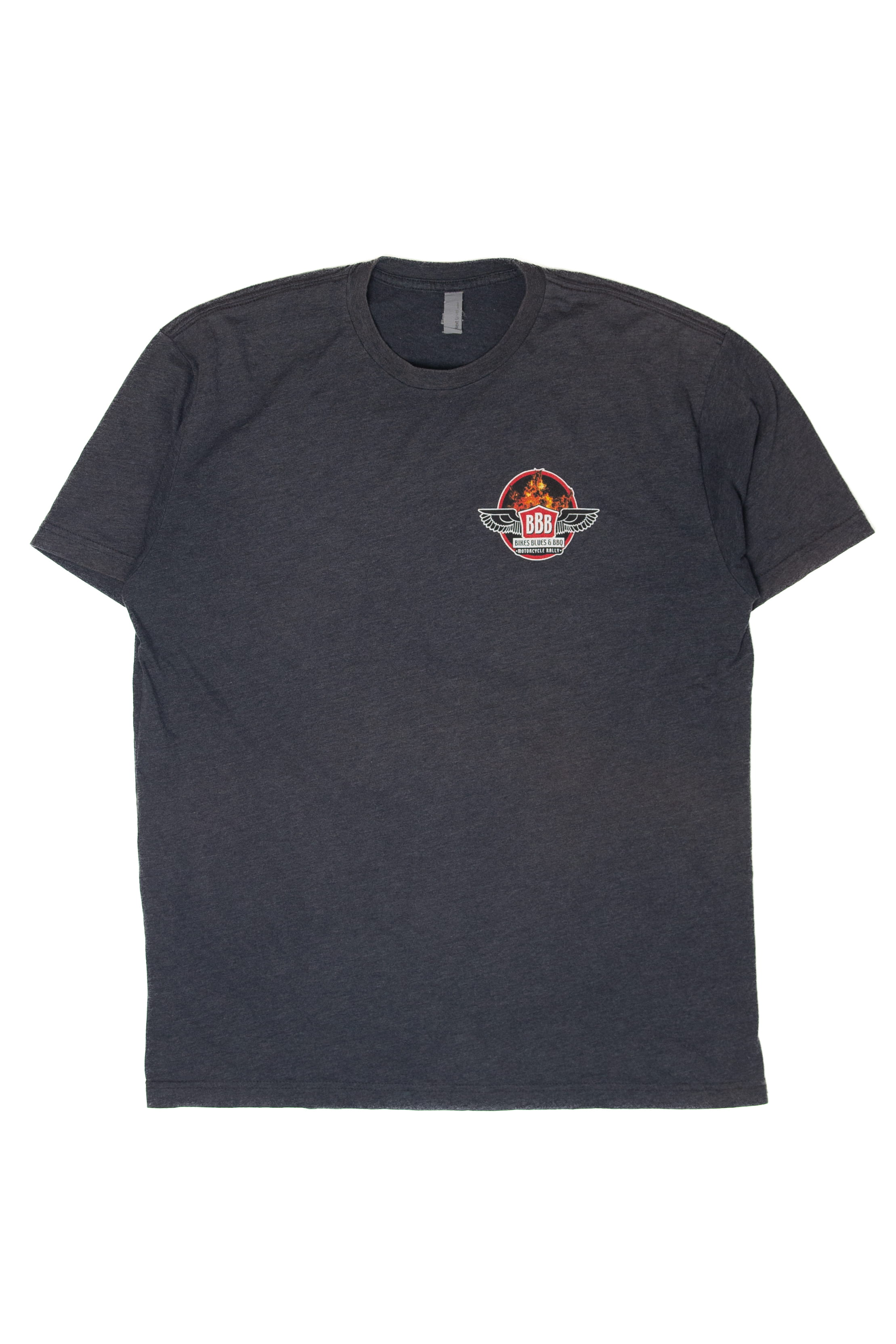 Recycled "Bikes Blues And Barbecue" Motorcycle Rally T-Shirt (2010s)