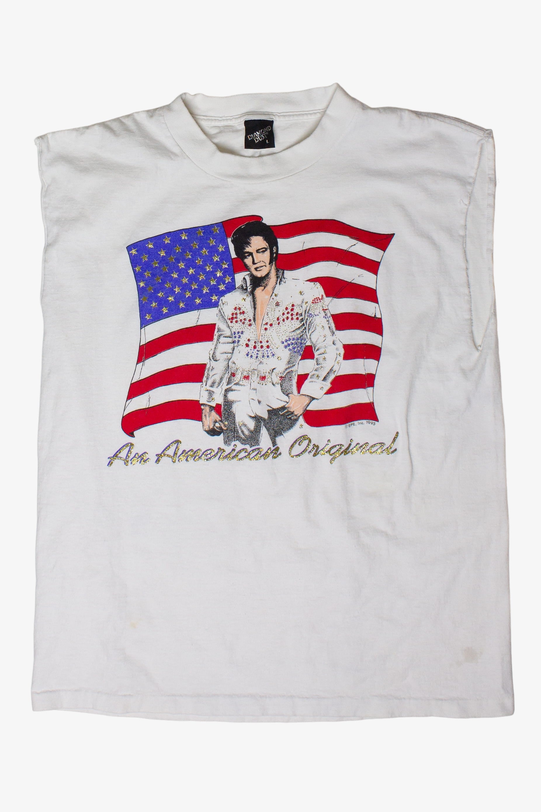 Vintage Elvis Cutoff Sleeveless T-Shirt (1995)