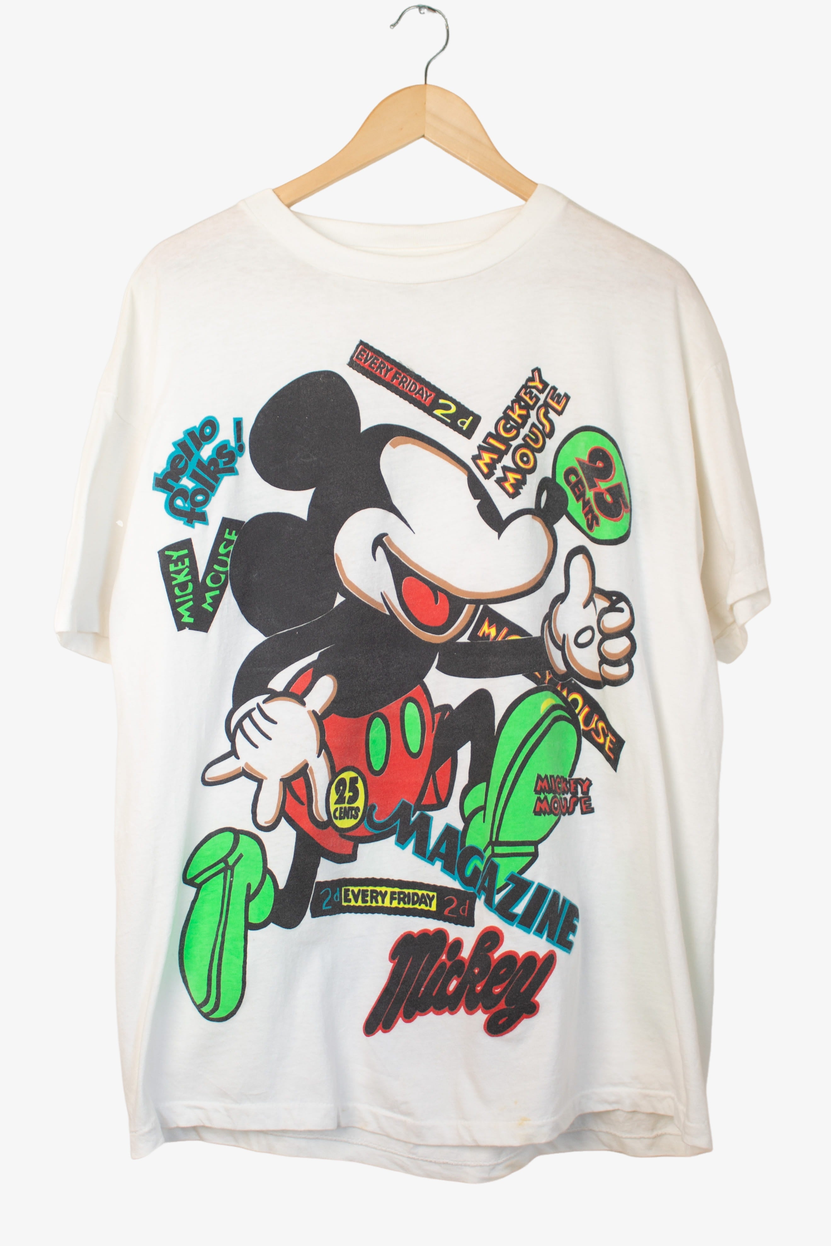 Vintage Mickey Mouse Magazine T-Shirt (1990s)