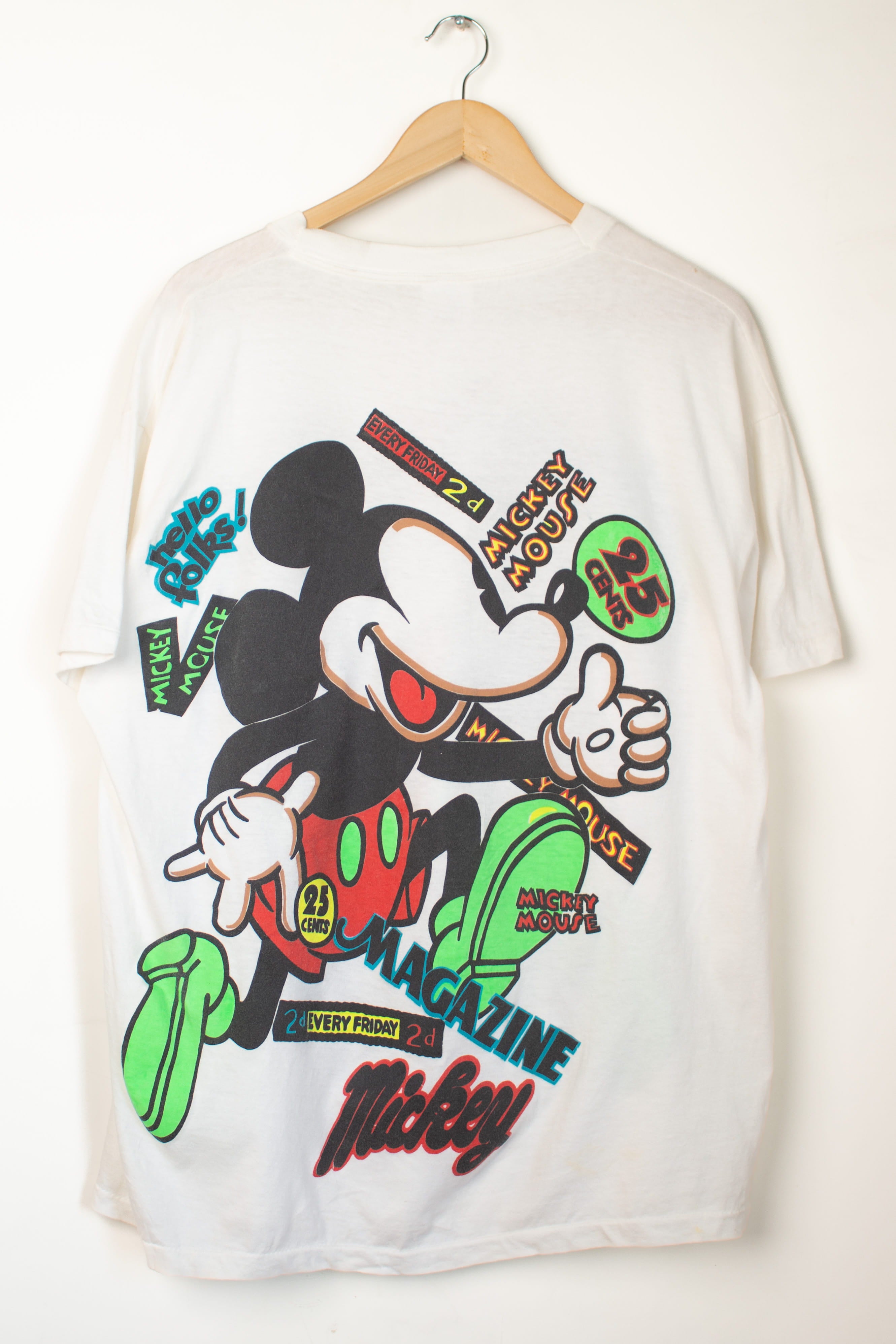 Vintage Mickey Mouse Magazine T-Shirt (1990s)