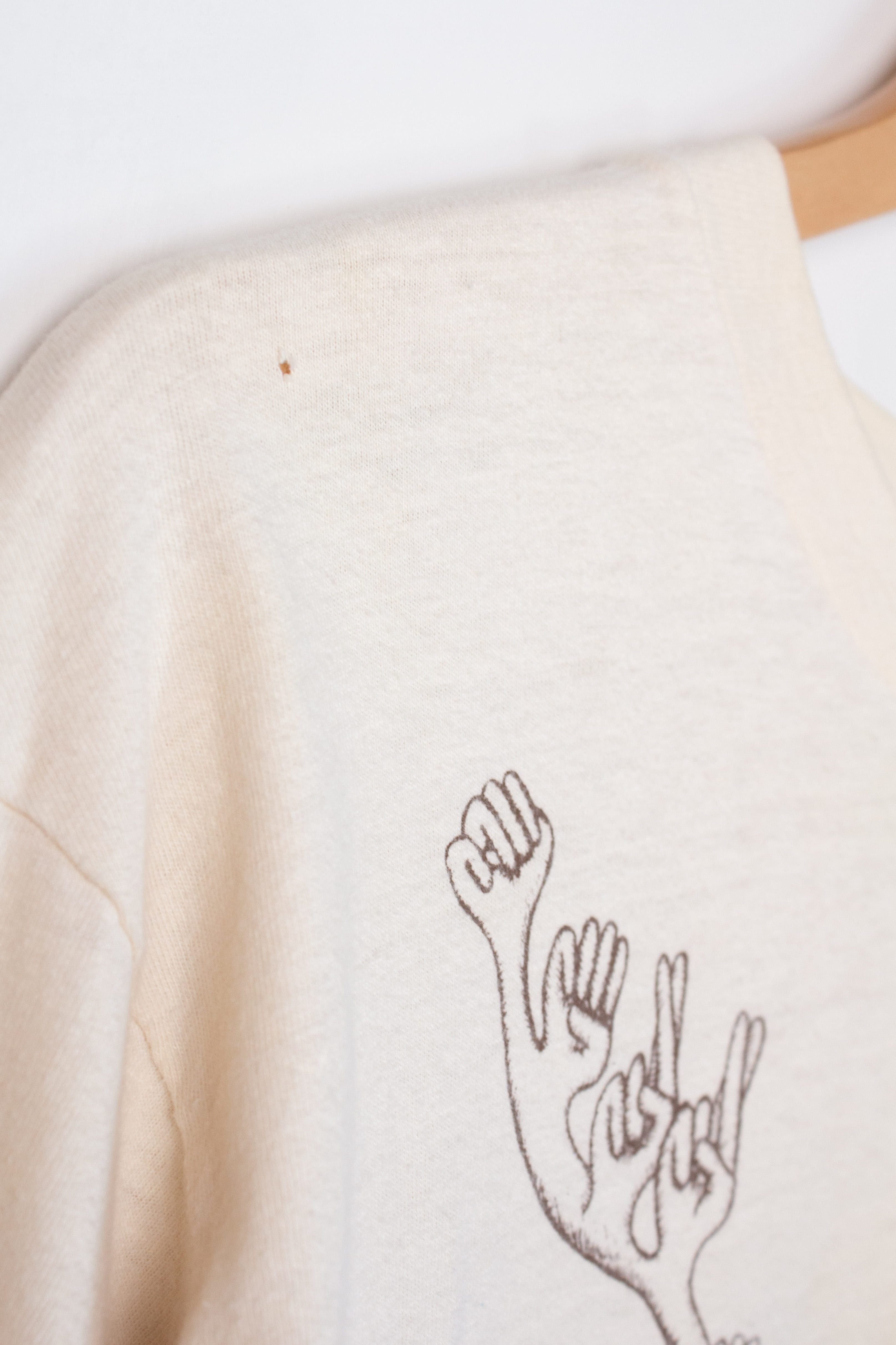 Vintage ASL "Merry Christmas" Long Sleeve T-Shirt (1980s)