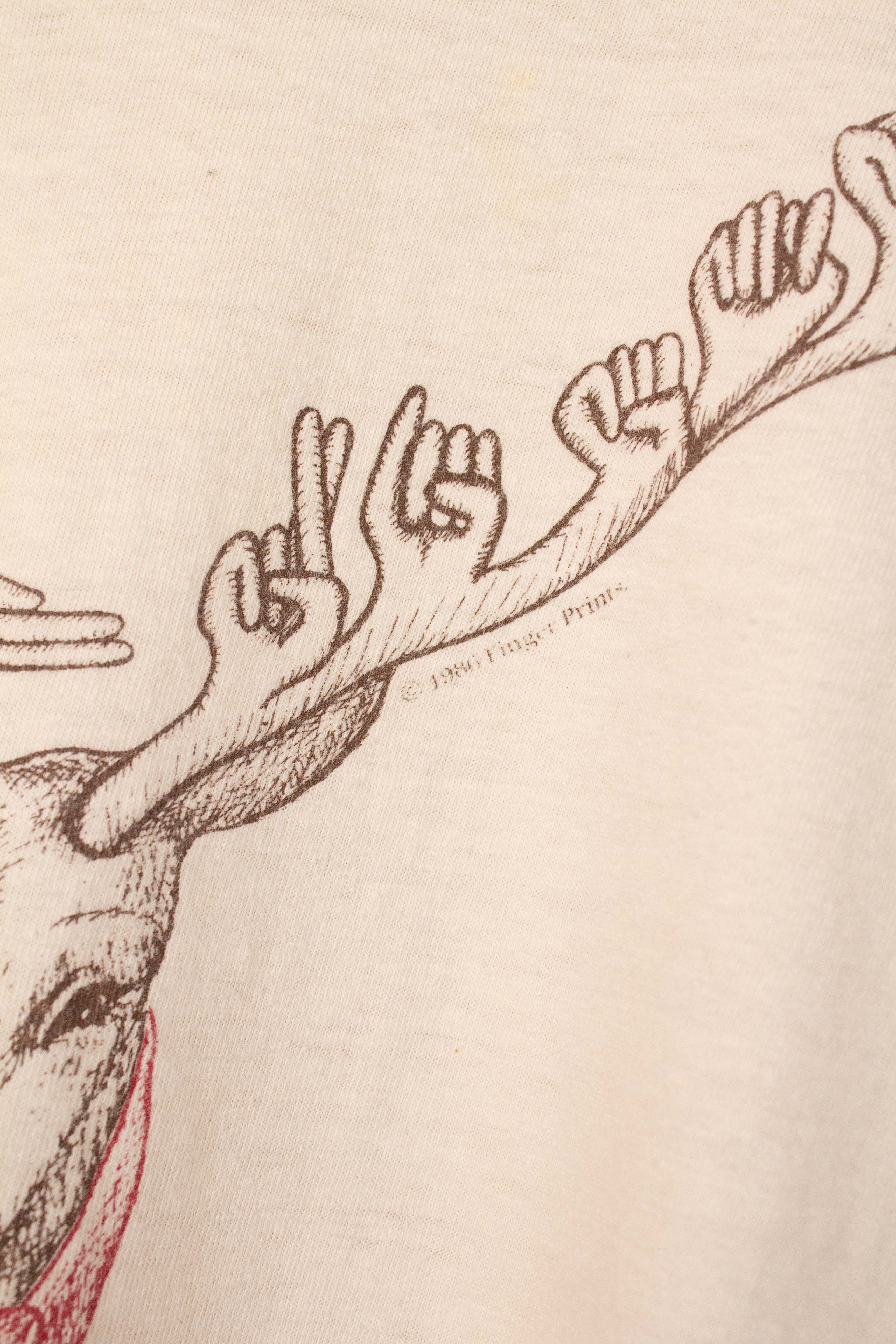 Vintage ASL "Merry Christmas" Long Sleeve T-Shirt (1980s)