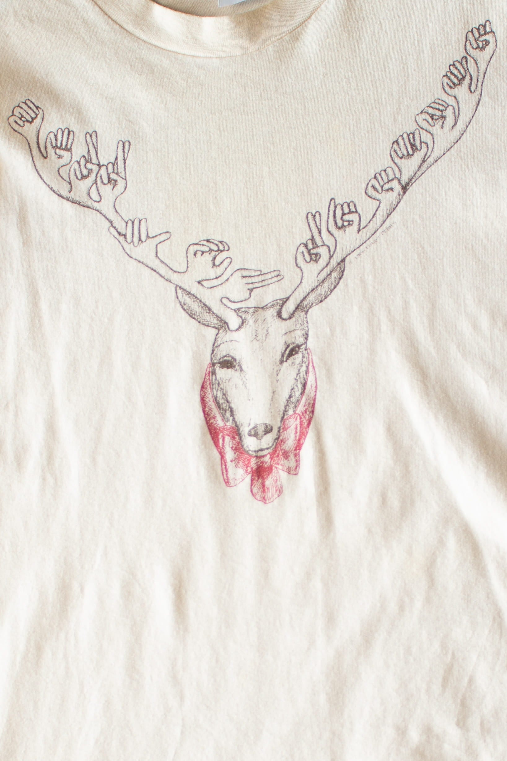 Vintage ASL "Merry Christmas" Long Sleeve T-Shirt (1980s)